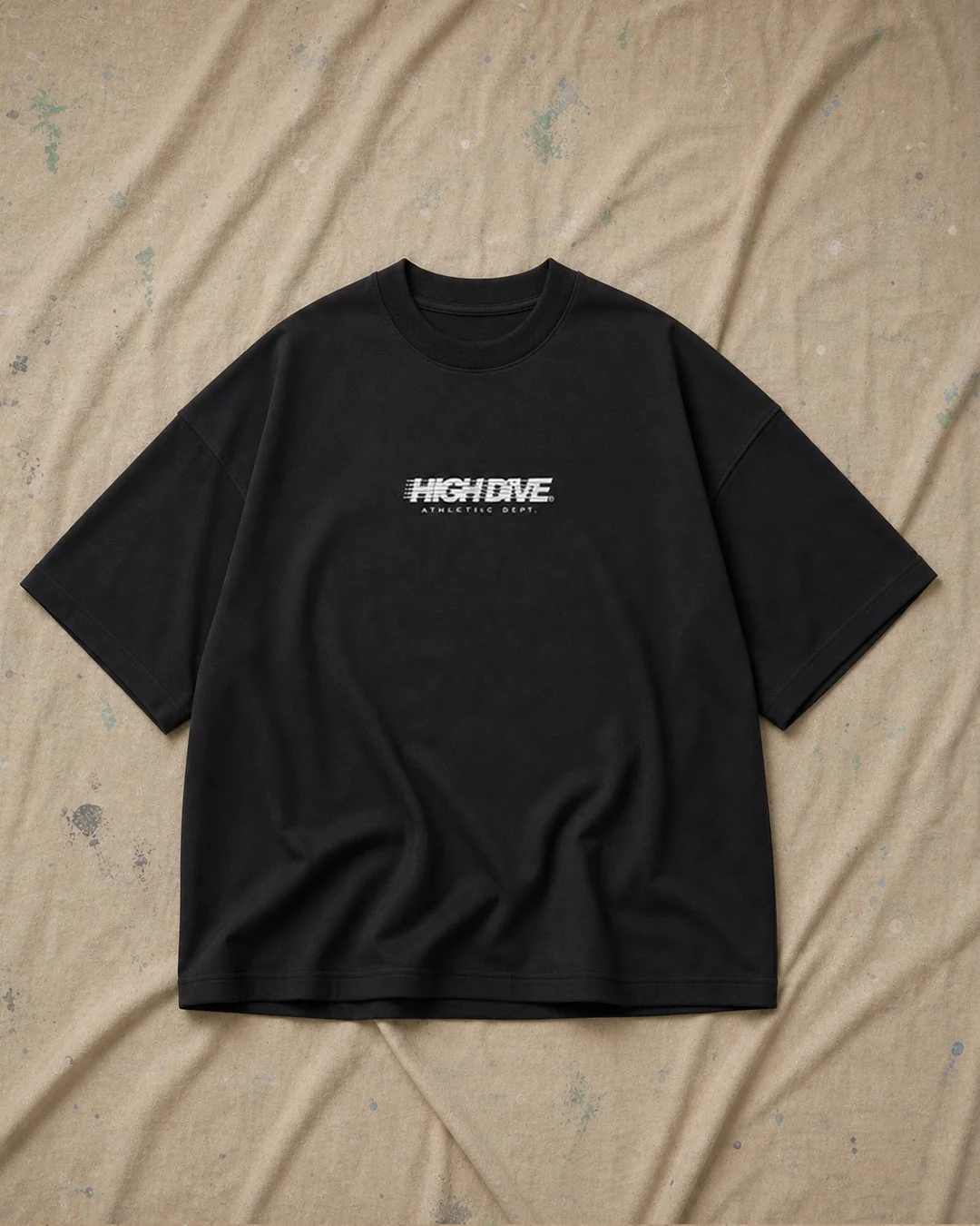 Athletic Dept Black Oversized Tee - Image 2