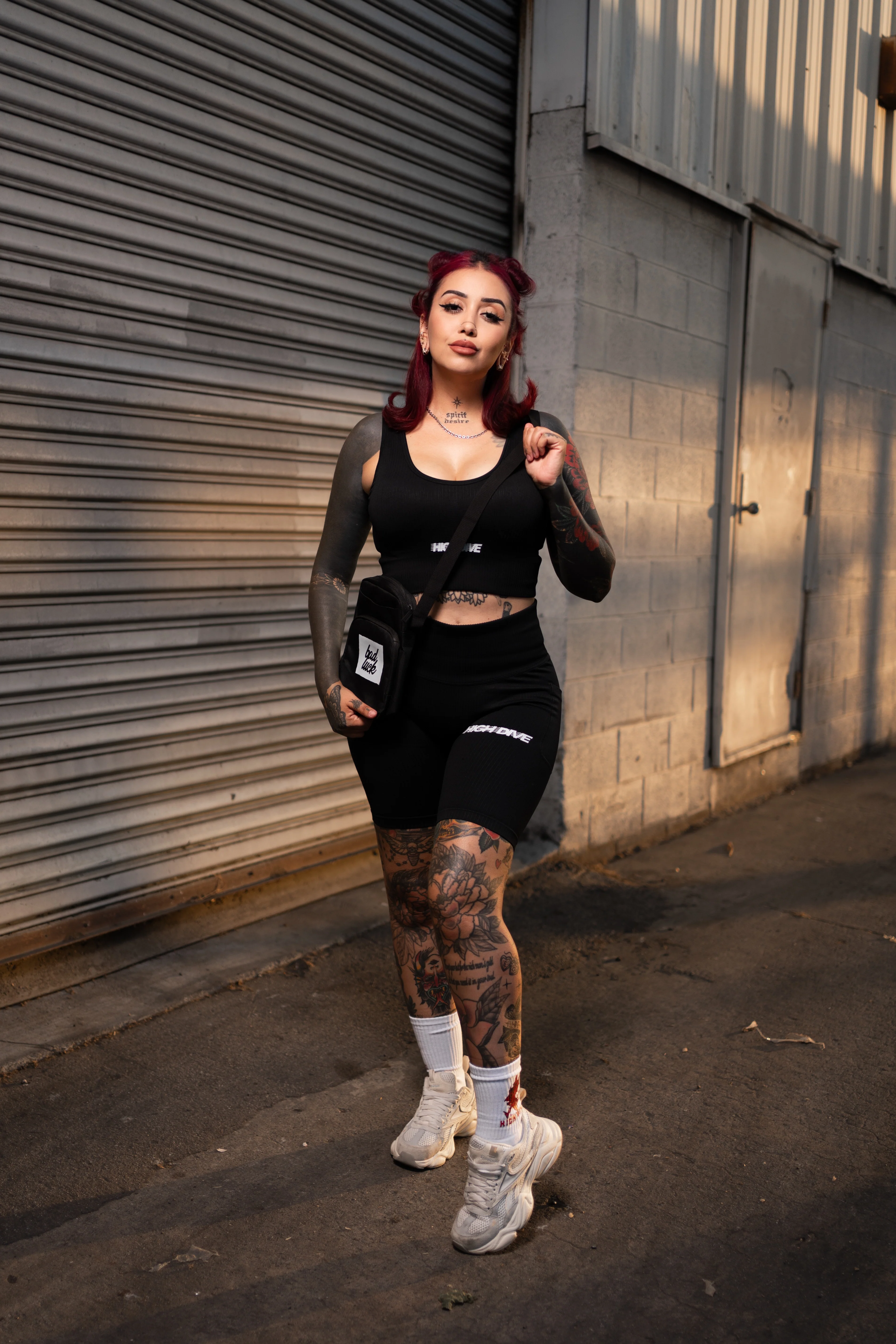 Athletic Dept Black Ribbed Seamless Shorts - Image 4