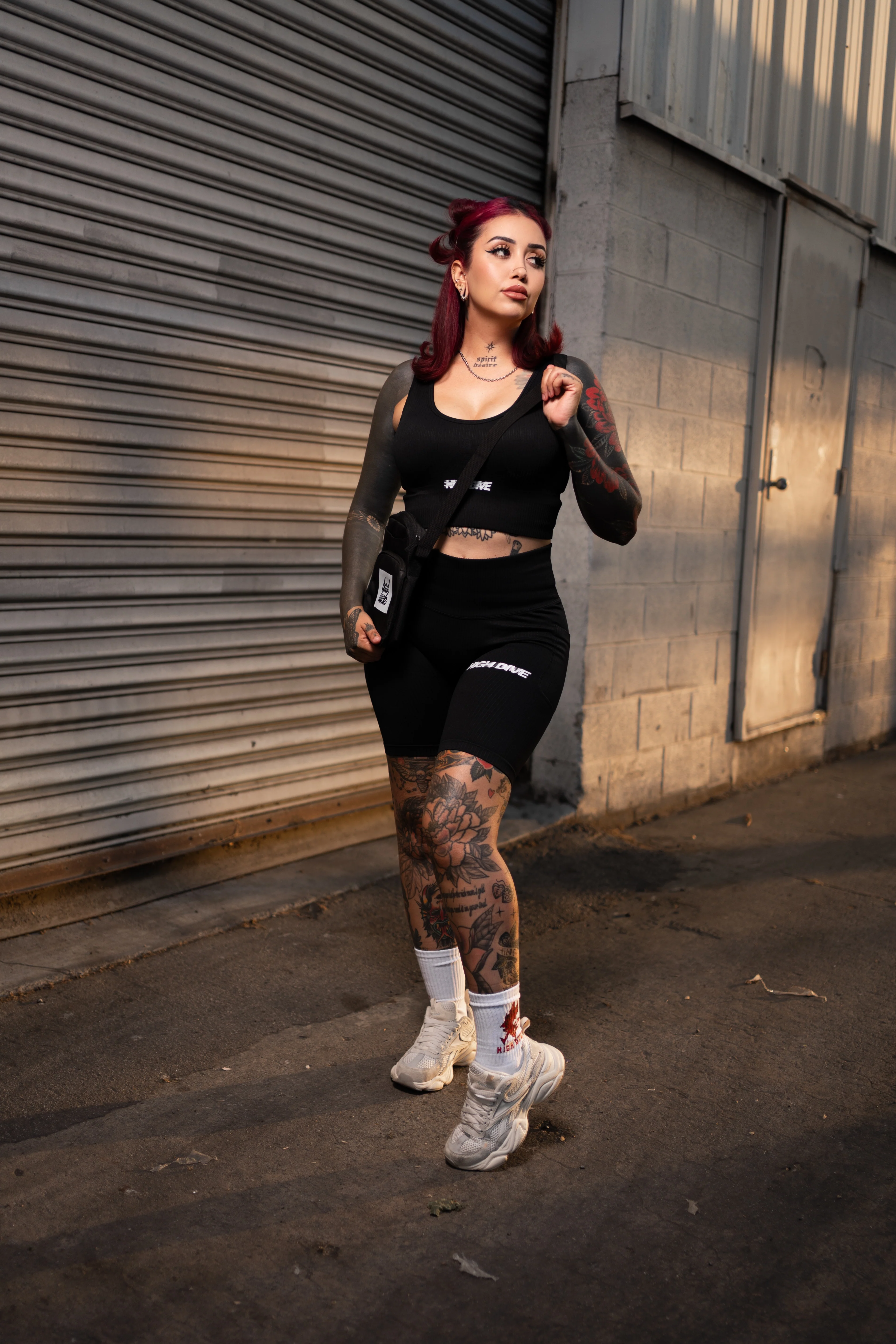 Athletic Dept Black Ribbed Seamless Sports Bra - Image 3