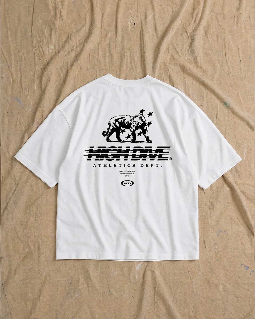 Athletic Dept White Oversized Tee