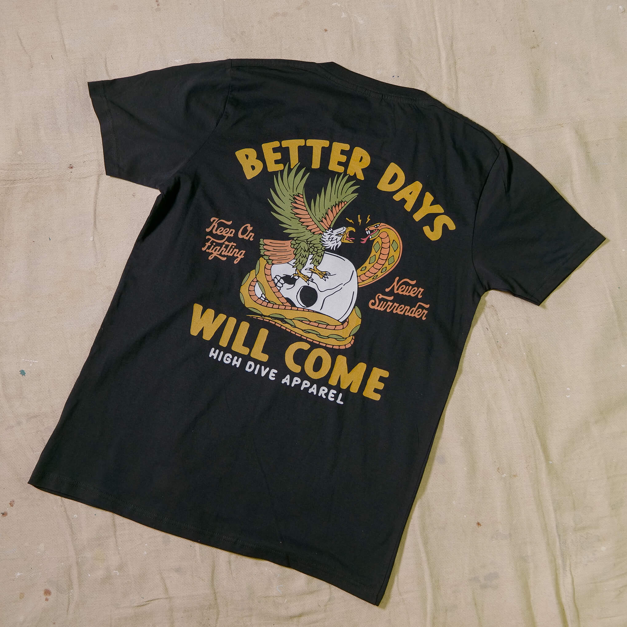 Better Days Black Tee - Image 3
