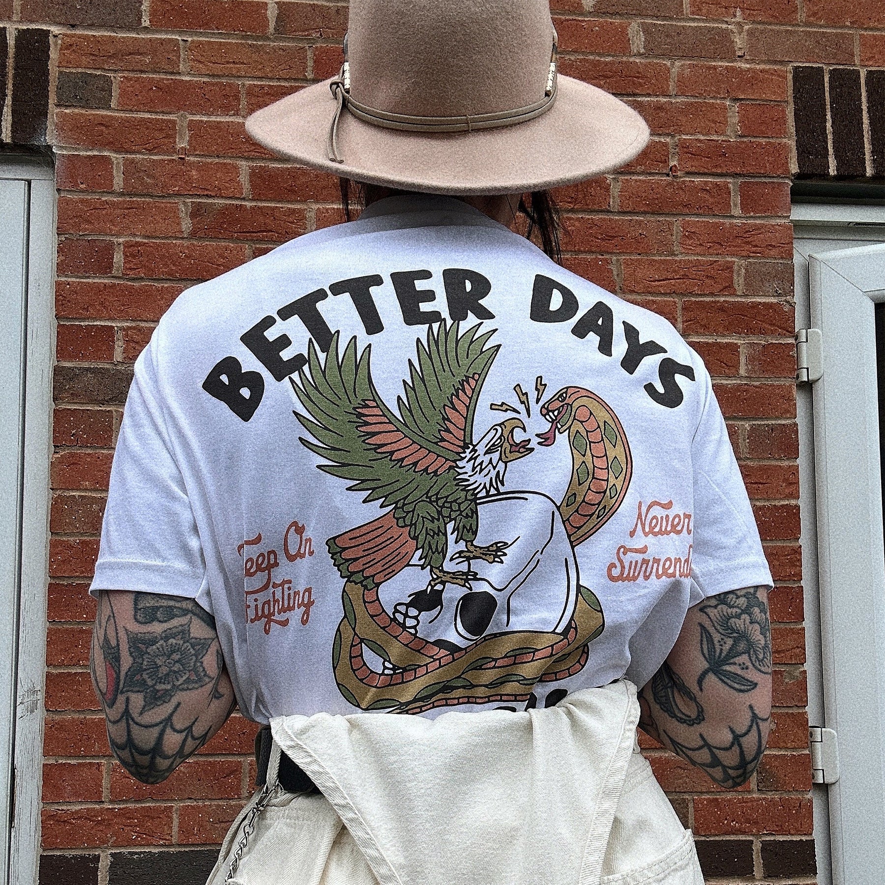 Better Days White Tee - Image 6