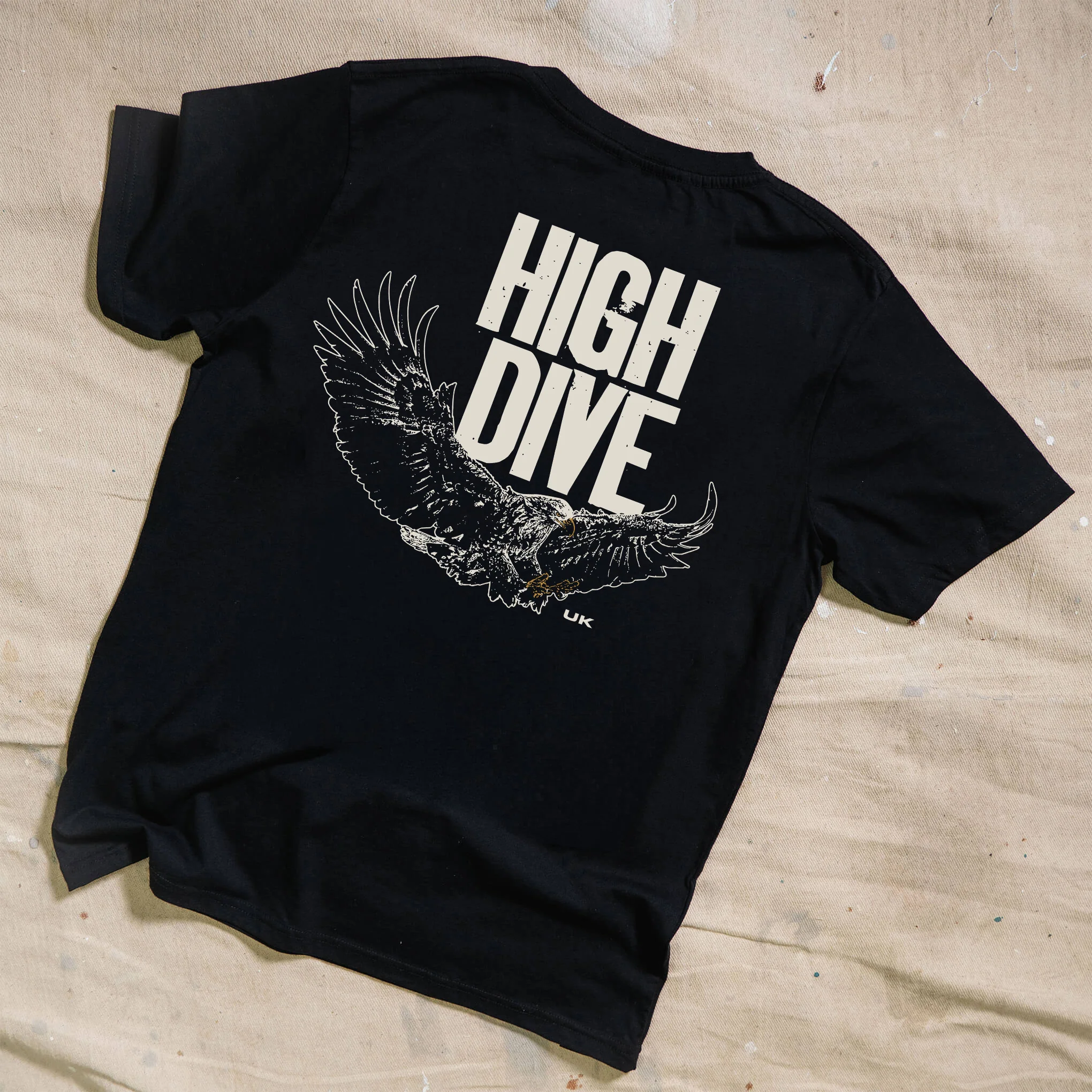 Bold Eagle Black Tee