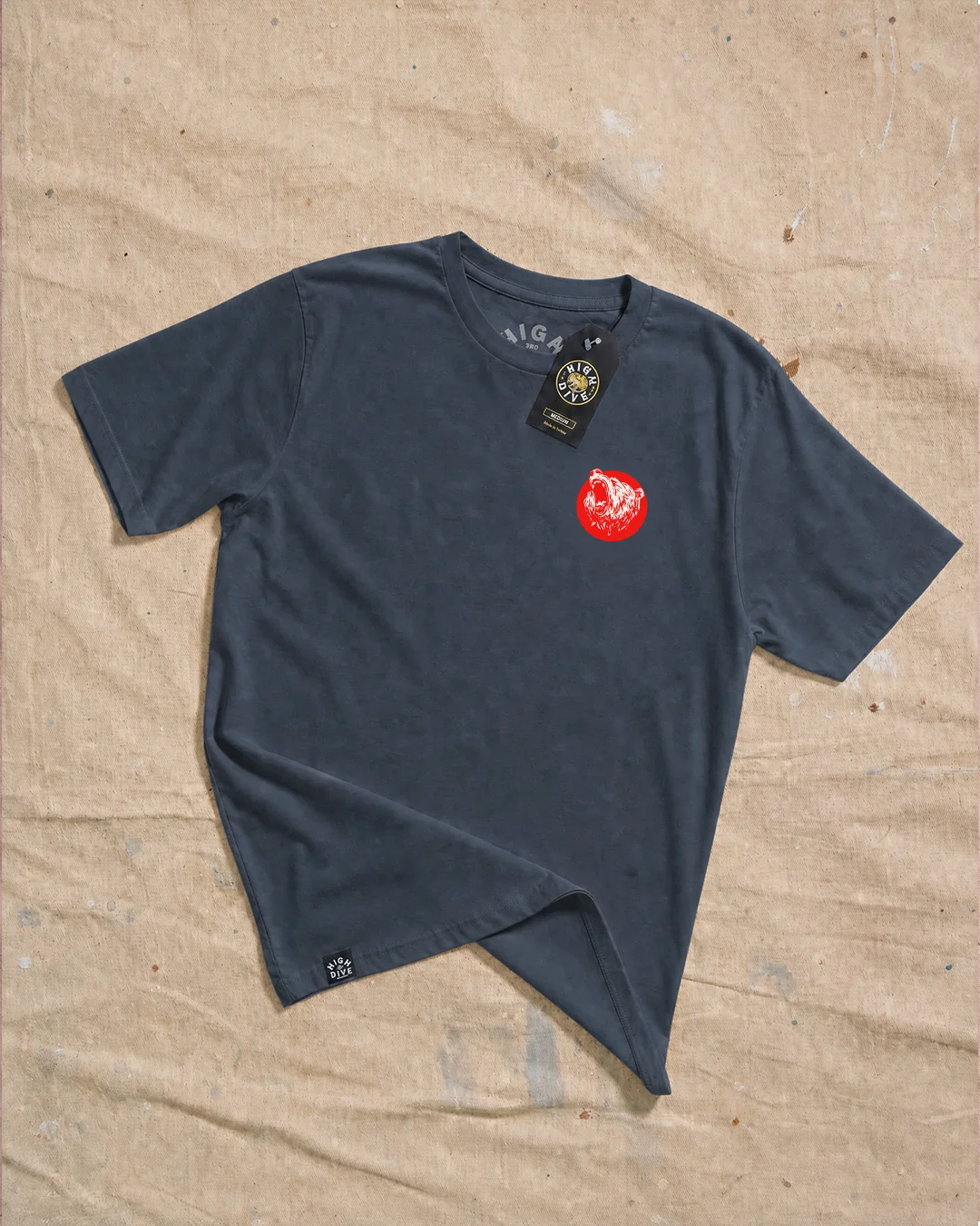 Born To Be Wild Petrol Blue Tee - Image 2