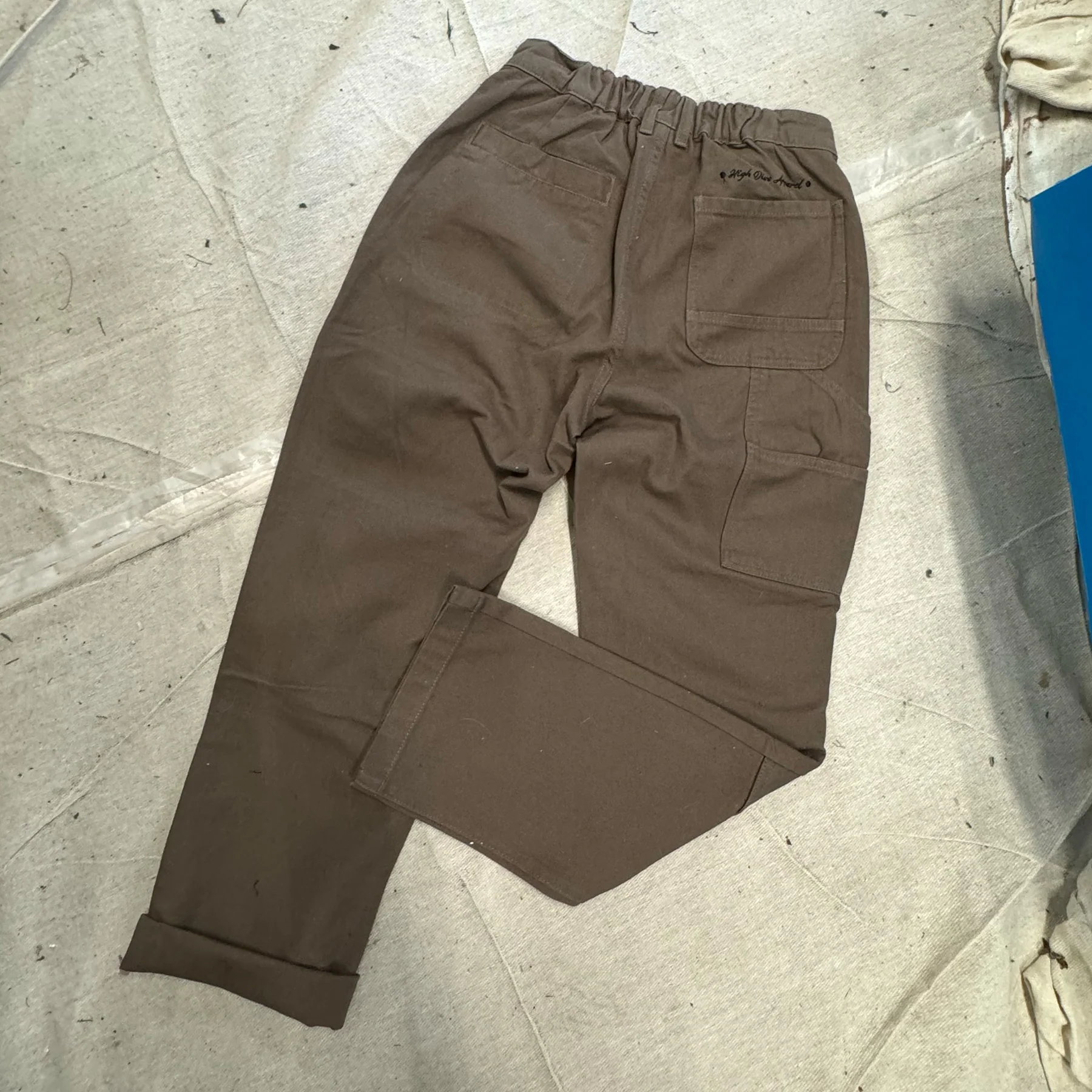 Brown Canvas Carpenter Trousers - Image 12
