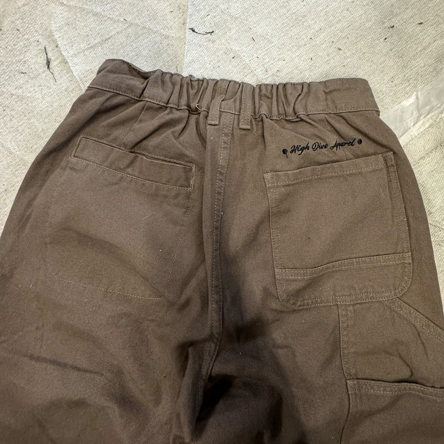 Brown Canvas Carpenter Trousers - Image 14