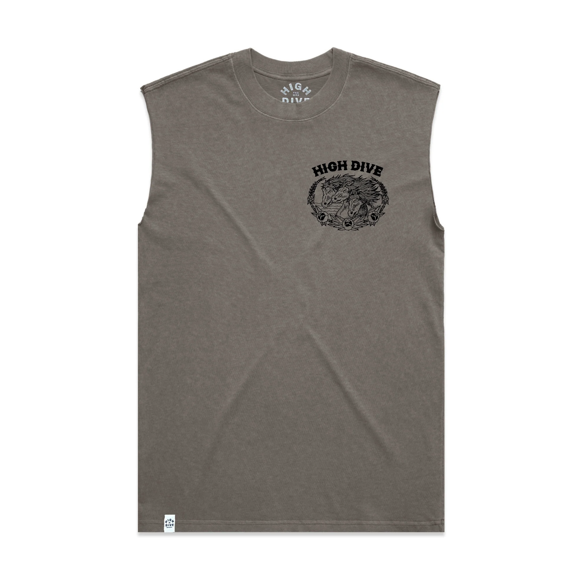 Chasing Something Heavy Faded Grey Tank - Image 5