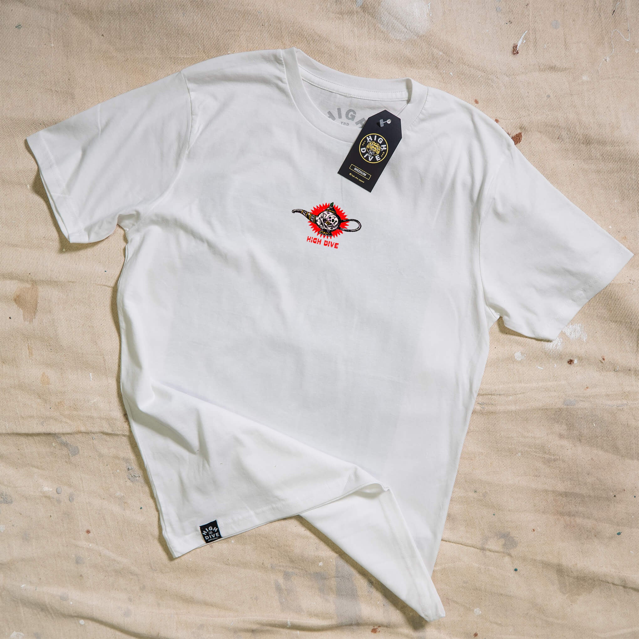 Cursed Miracles White Tee - Image 2