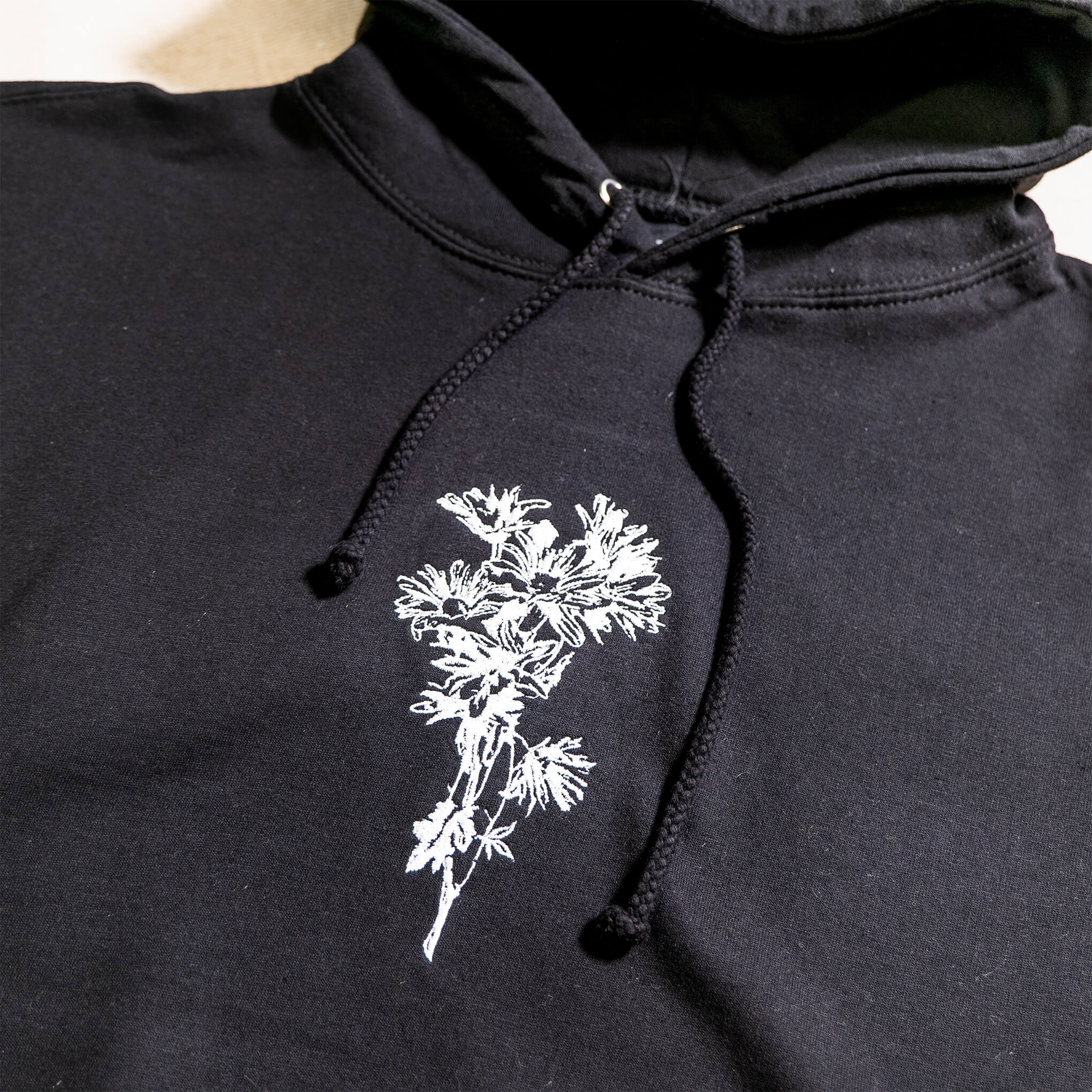Supa Dupa Cool Embroidered Flower Hoody - Image 10