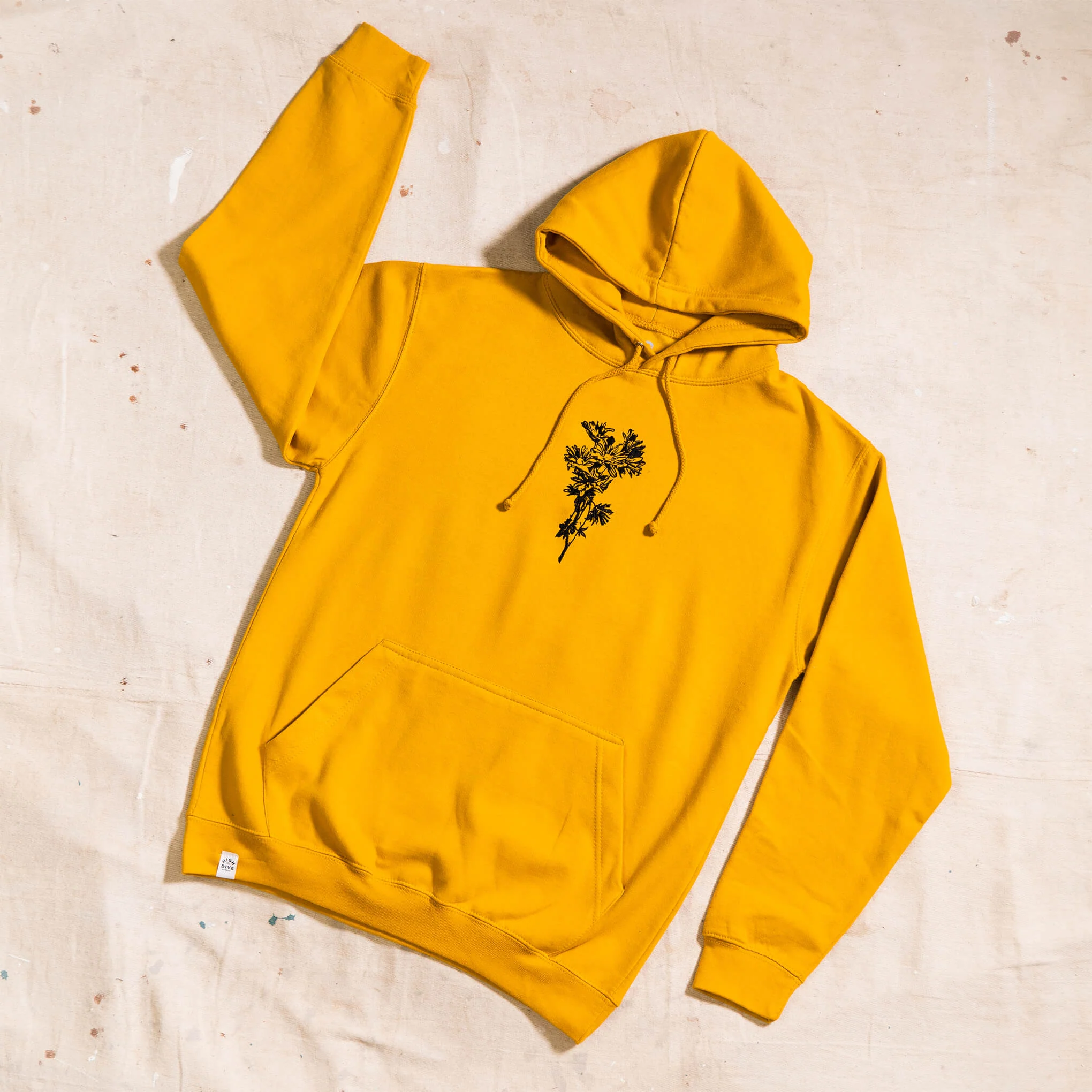 Supa Dupa Cool Embroidered Flower Hoody - Image 4