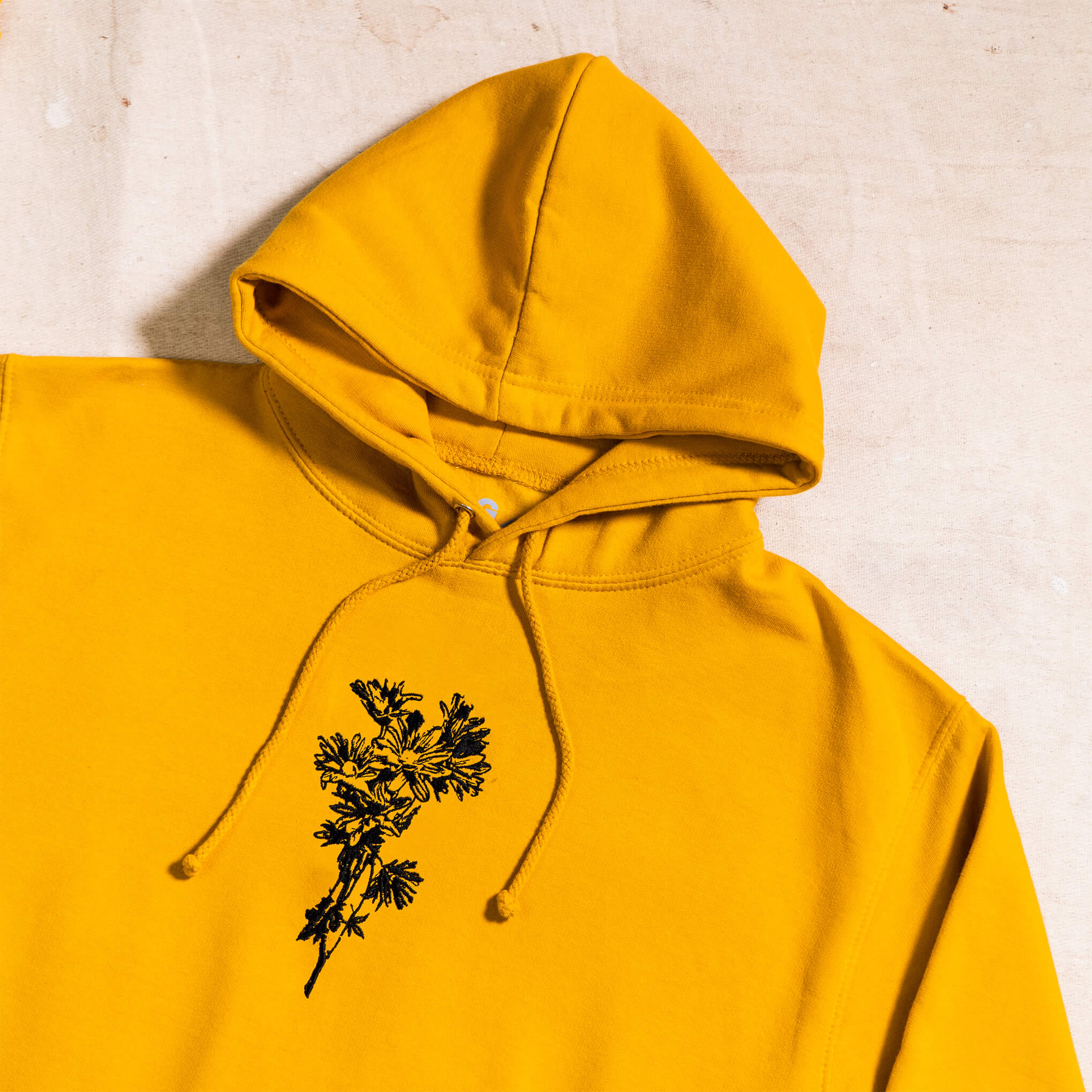 Supa Dupa Cool Embroidered Flower Hoody - Image 5