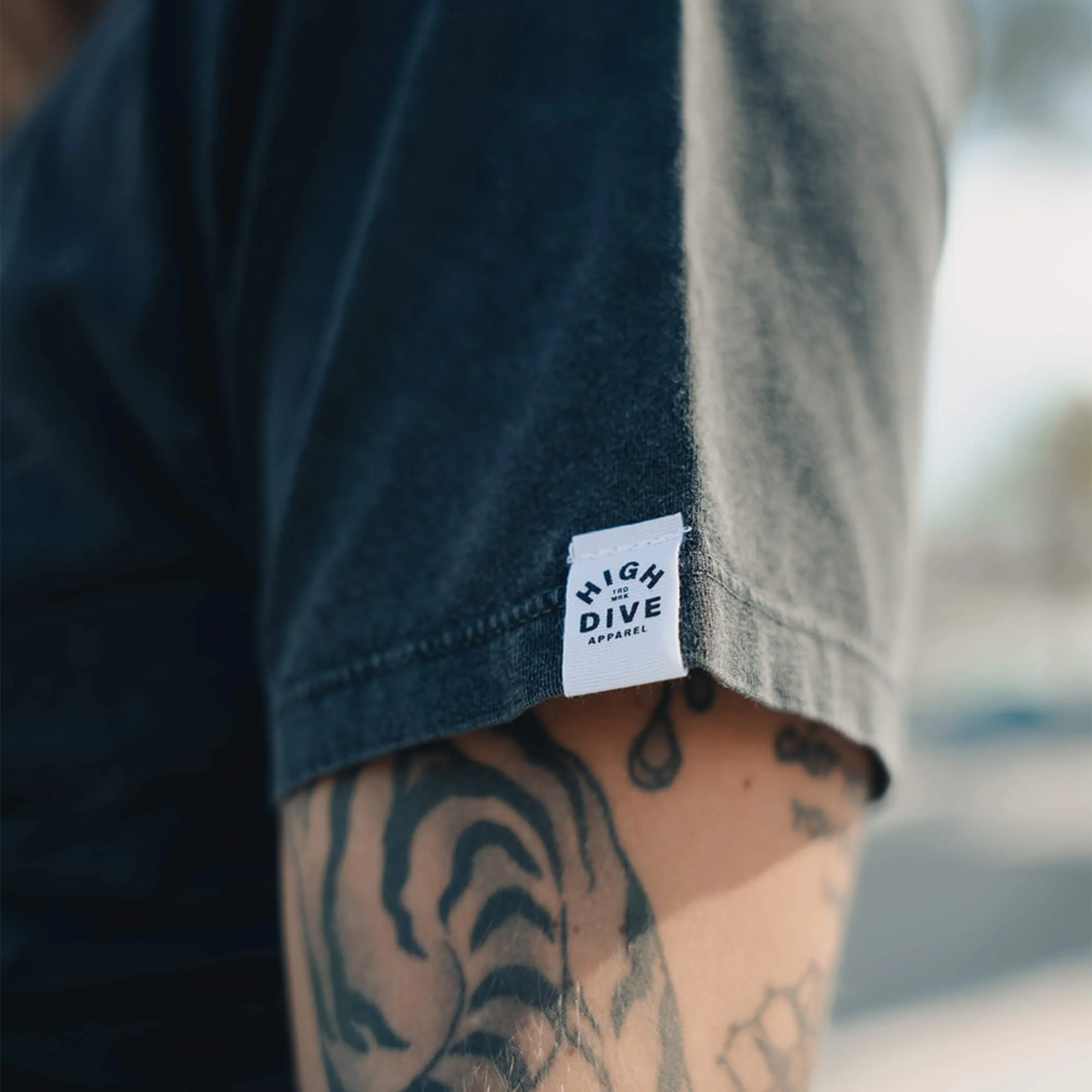 Embroidered Panther Stonewash Tee - Image 4