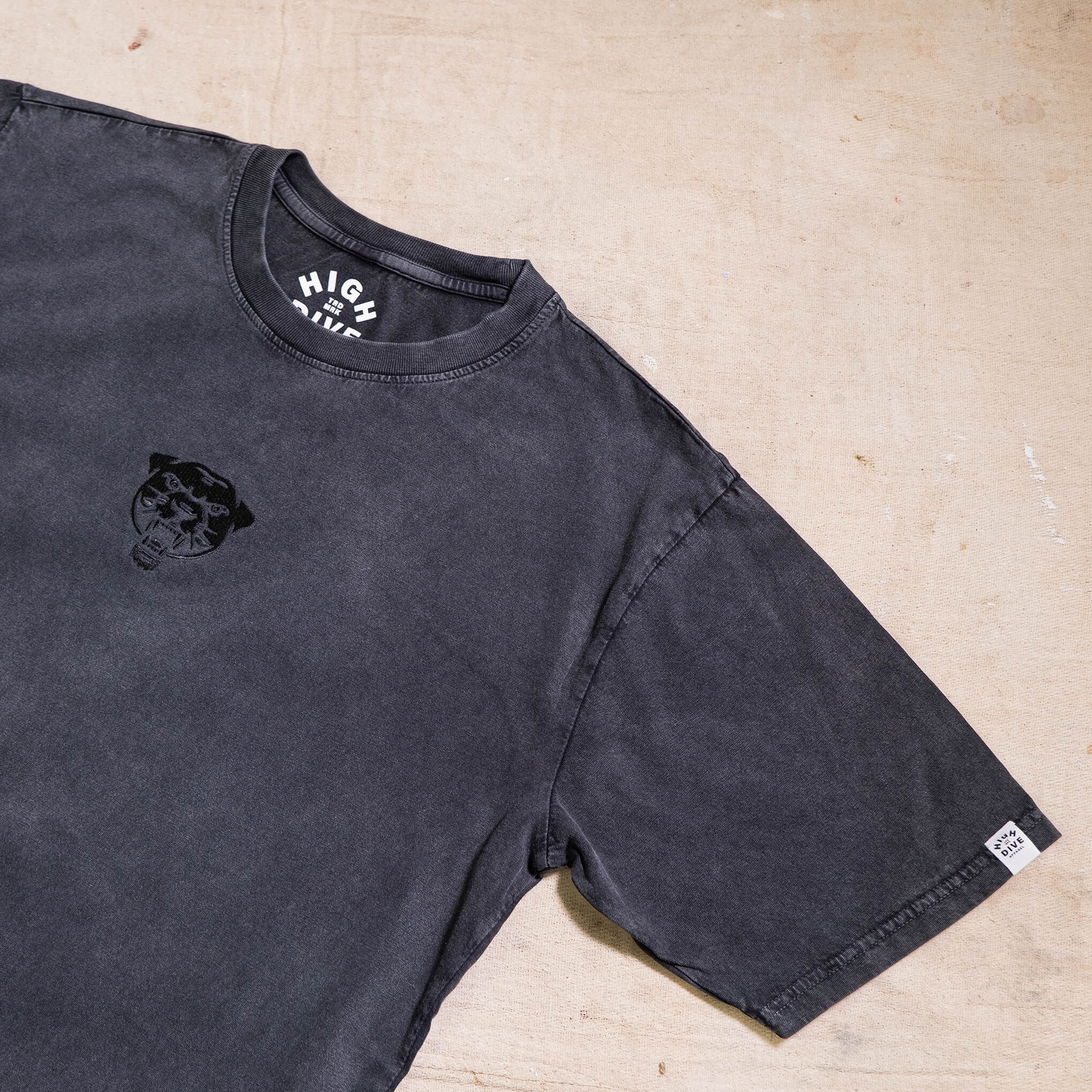Embroidered Panther Stonewash Tee - Image 8