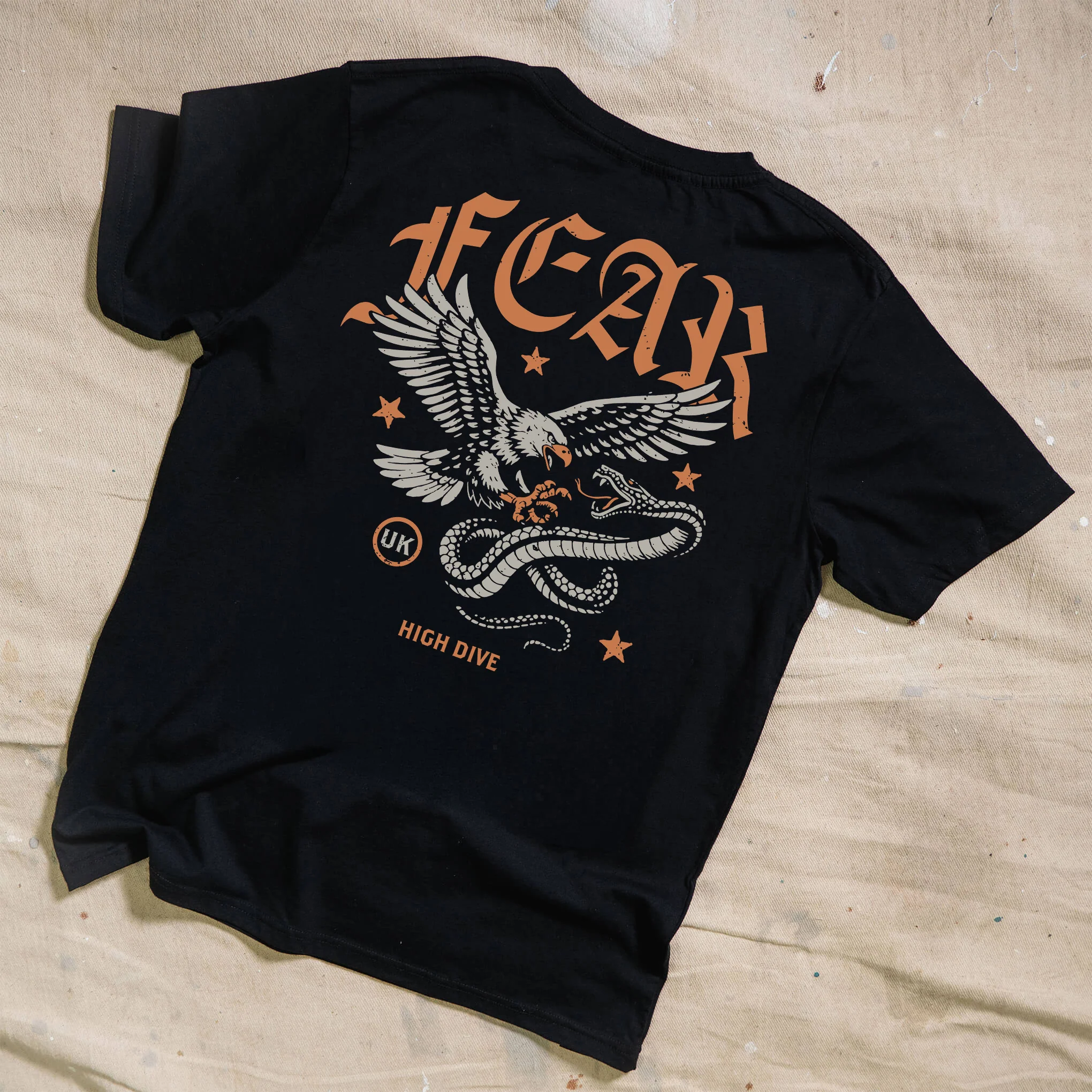 Fear Black Tee