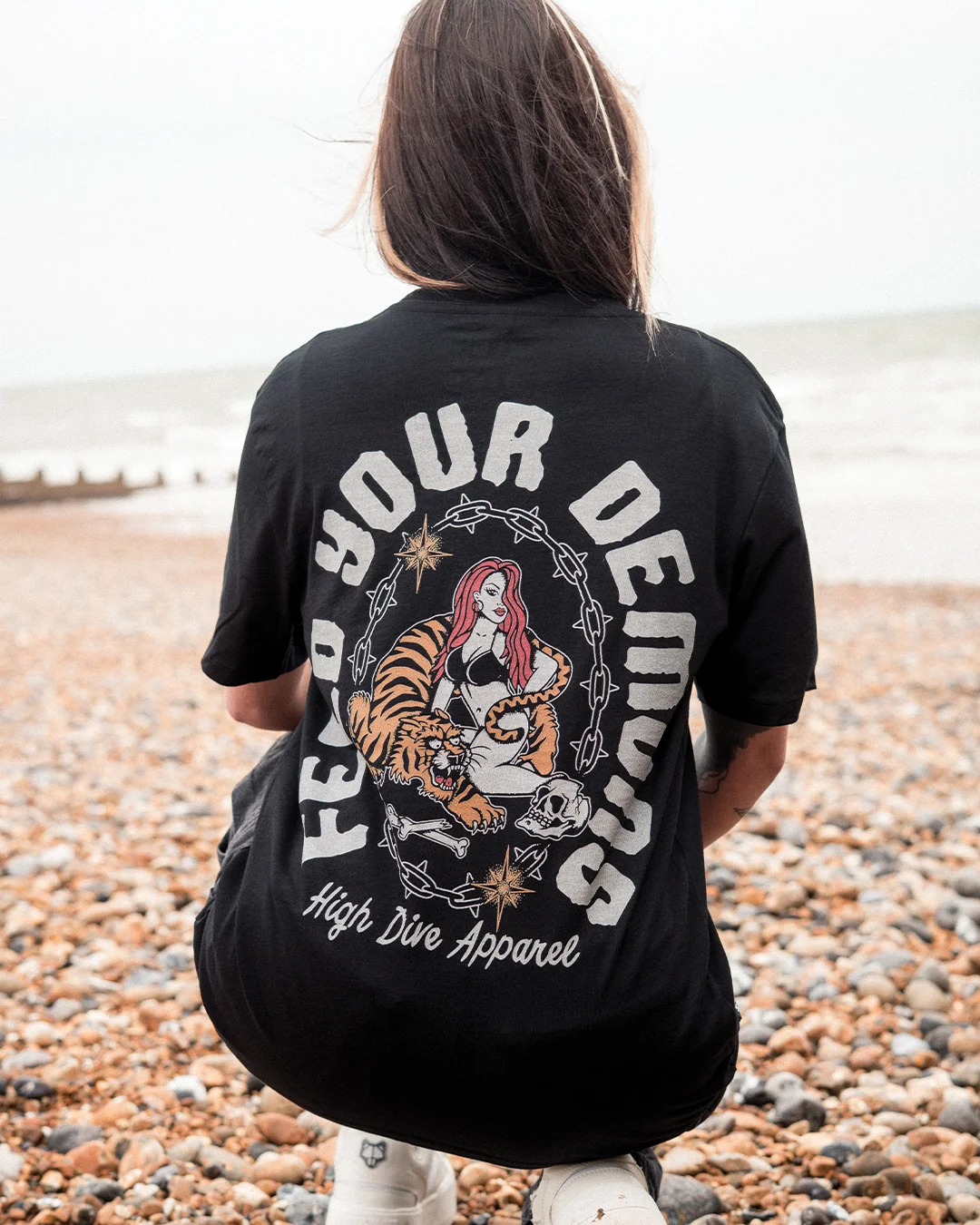 Feed Your Demons Black T-Shirt