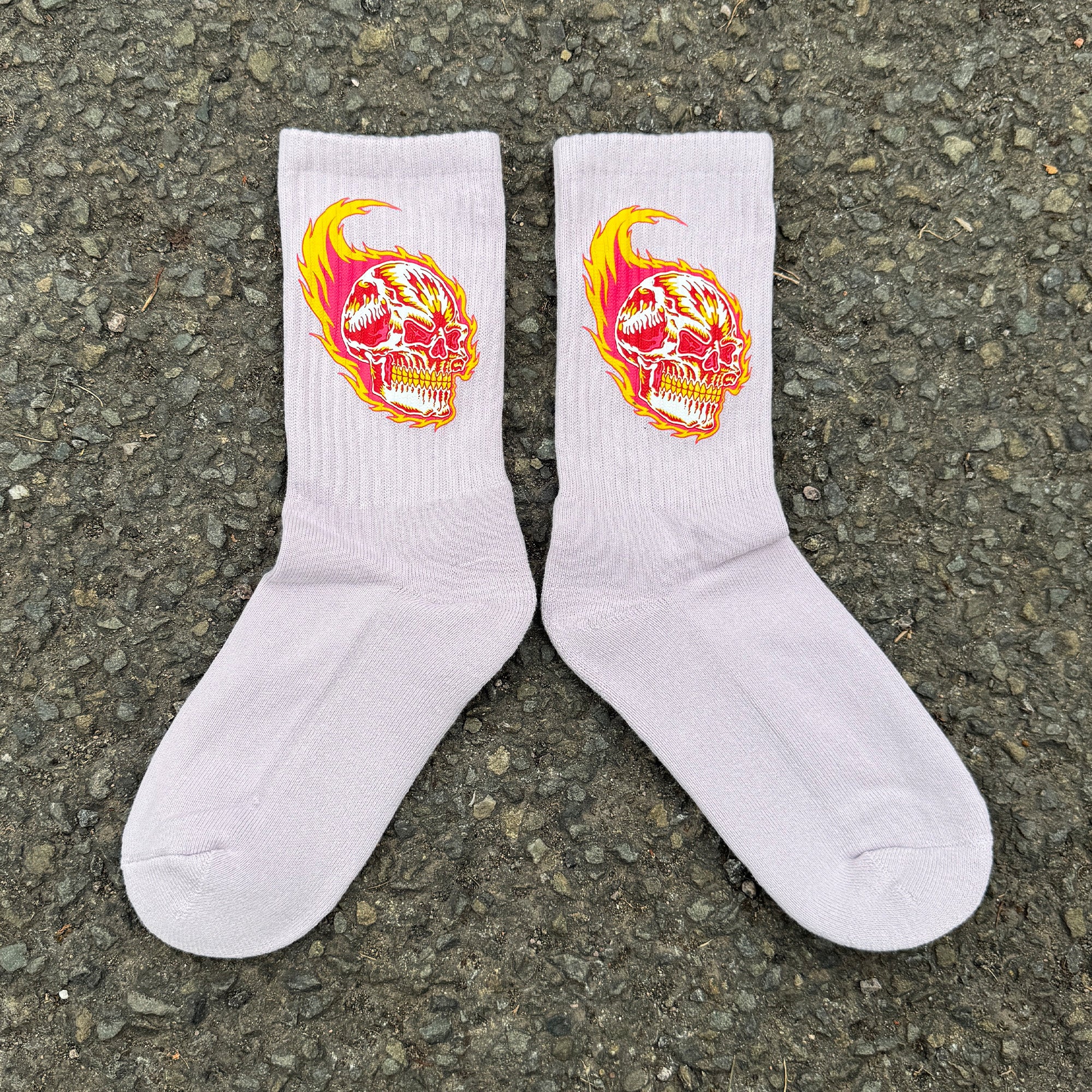 Flaming Skull Orchard Socks - Image 3