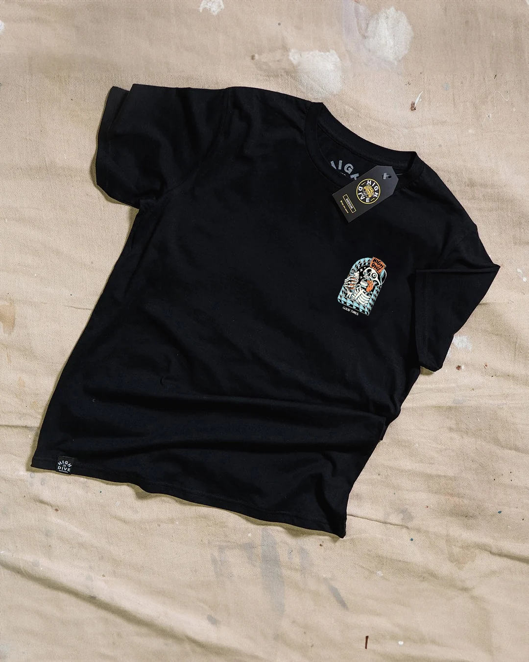 Good Times Black T-Shirt - Image 2