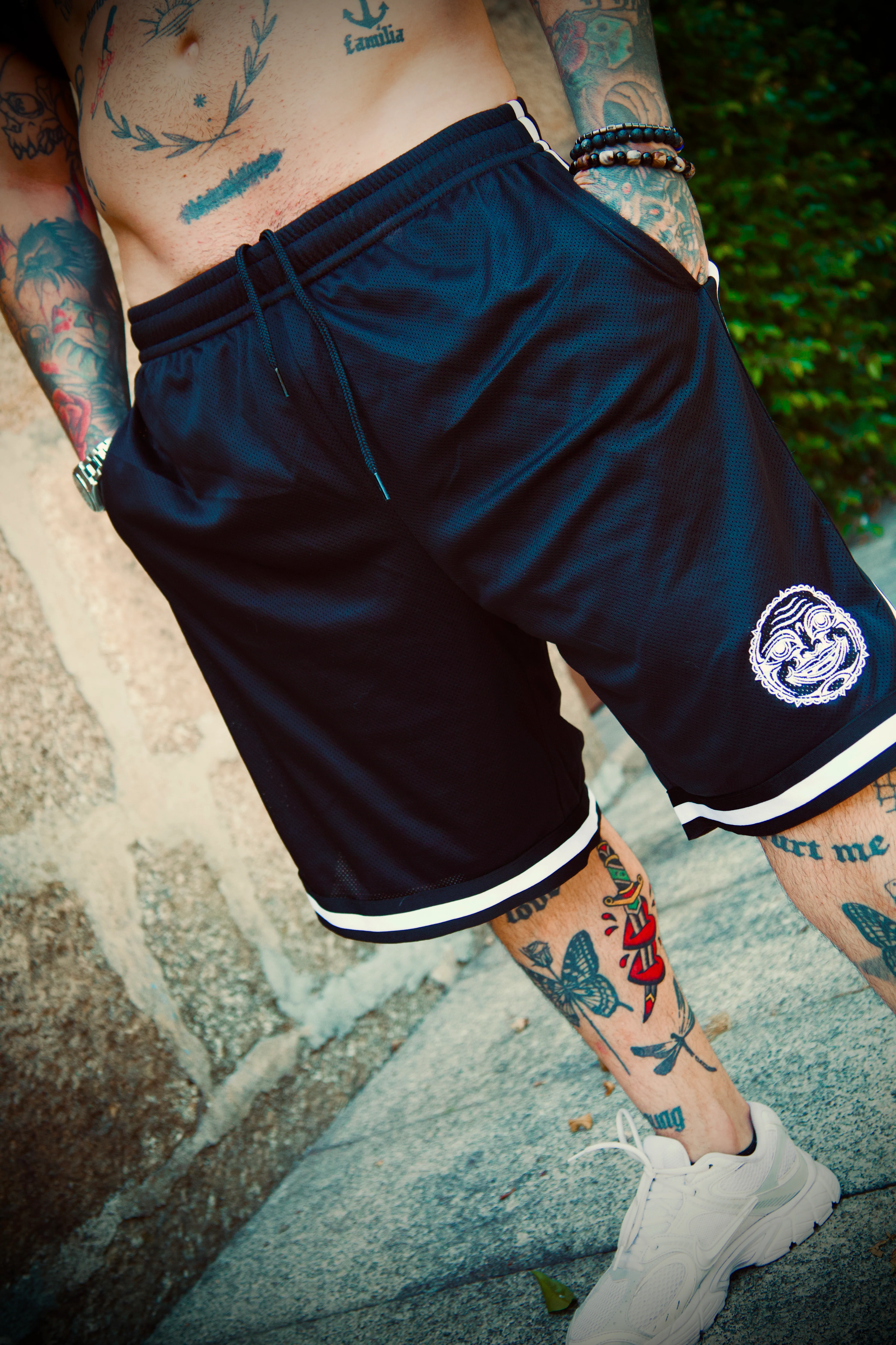 Happy Face Mesh Shorts - Image 2