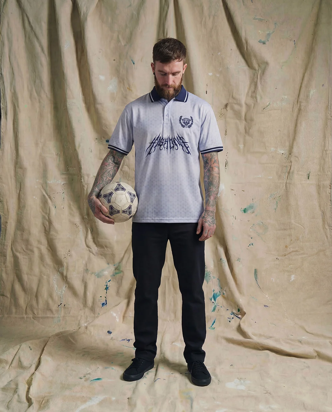 HDA Custom White Football Shirt - Image 3