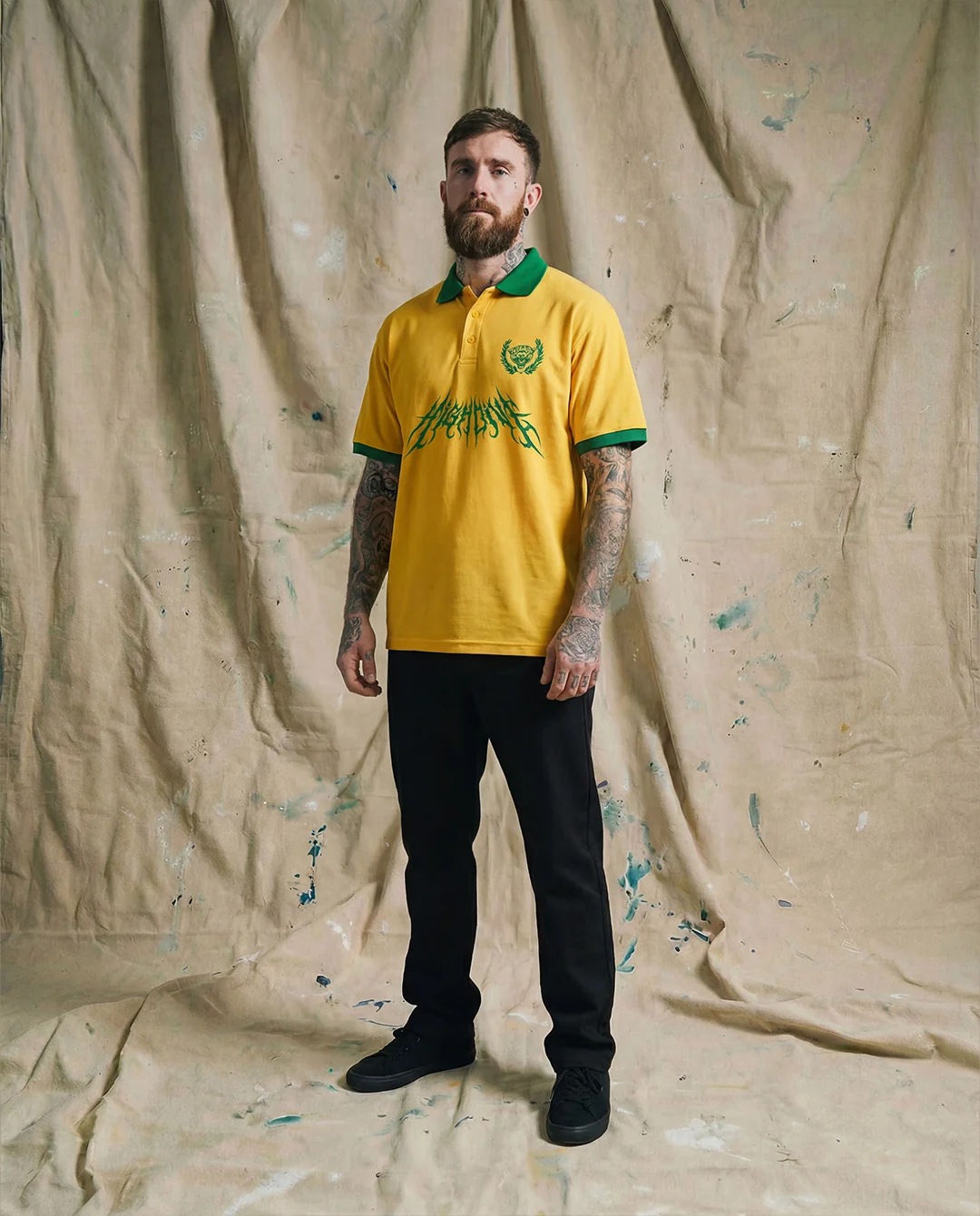 HDA Custom Yellow Football Shirt - Image 3