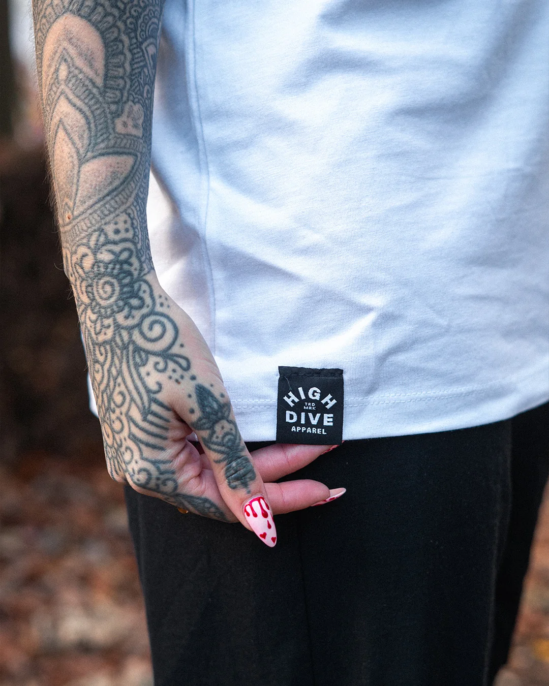 Hold The Rose White T-Shirt - Image 6