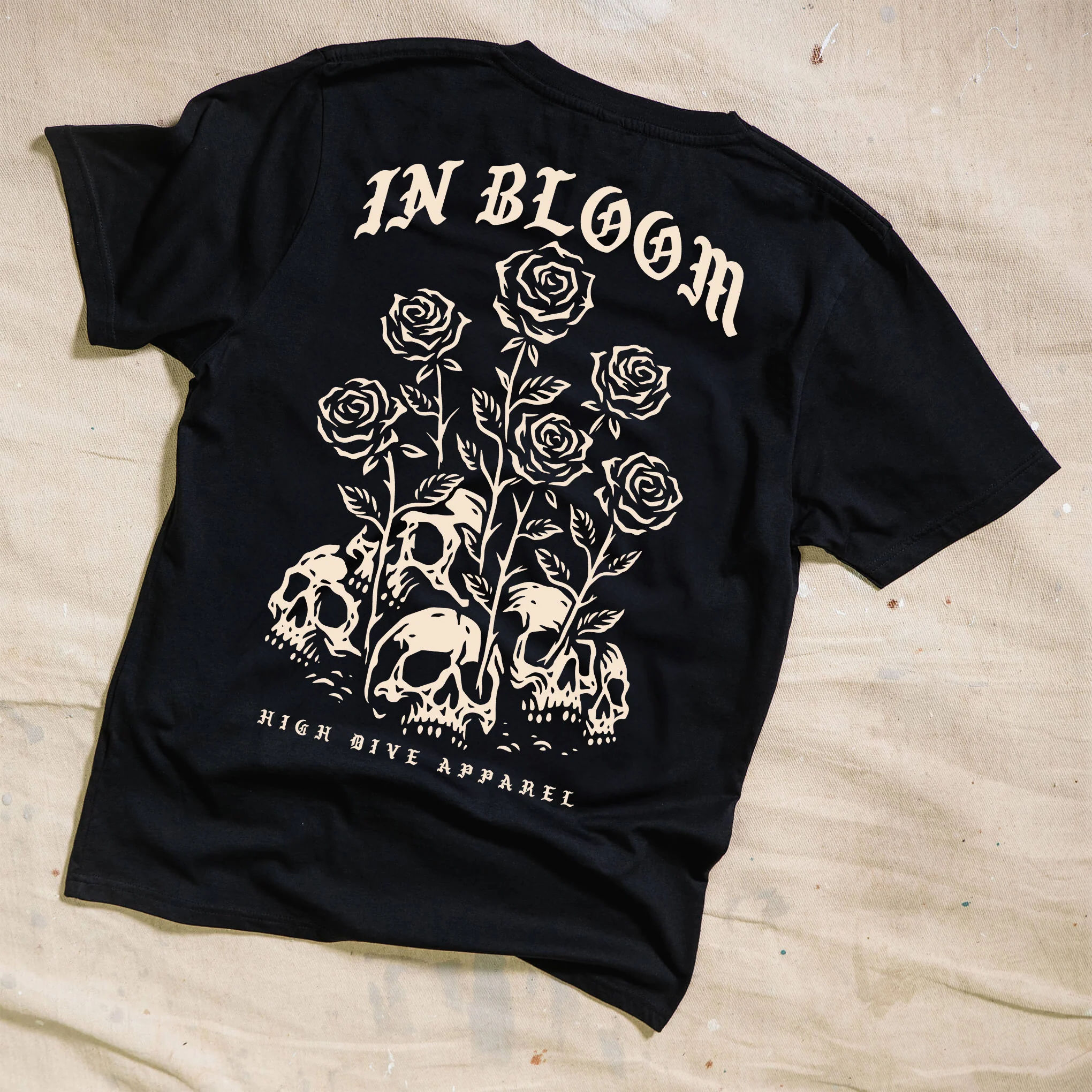In Bloom Black T-Shirt - Image 3