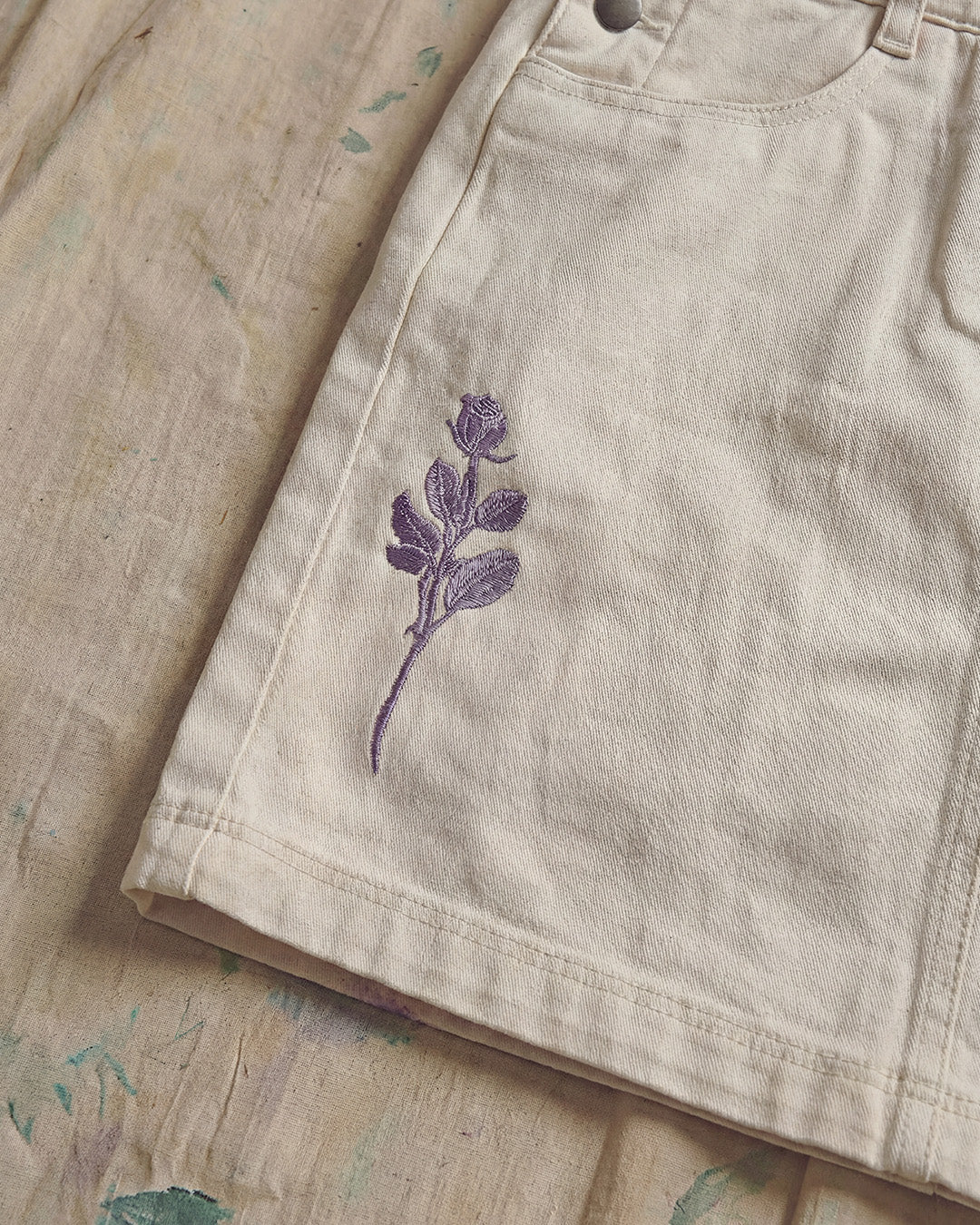 Ivory Dungarees Dress - Image 6