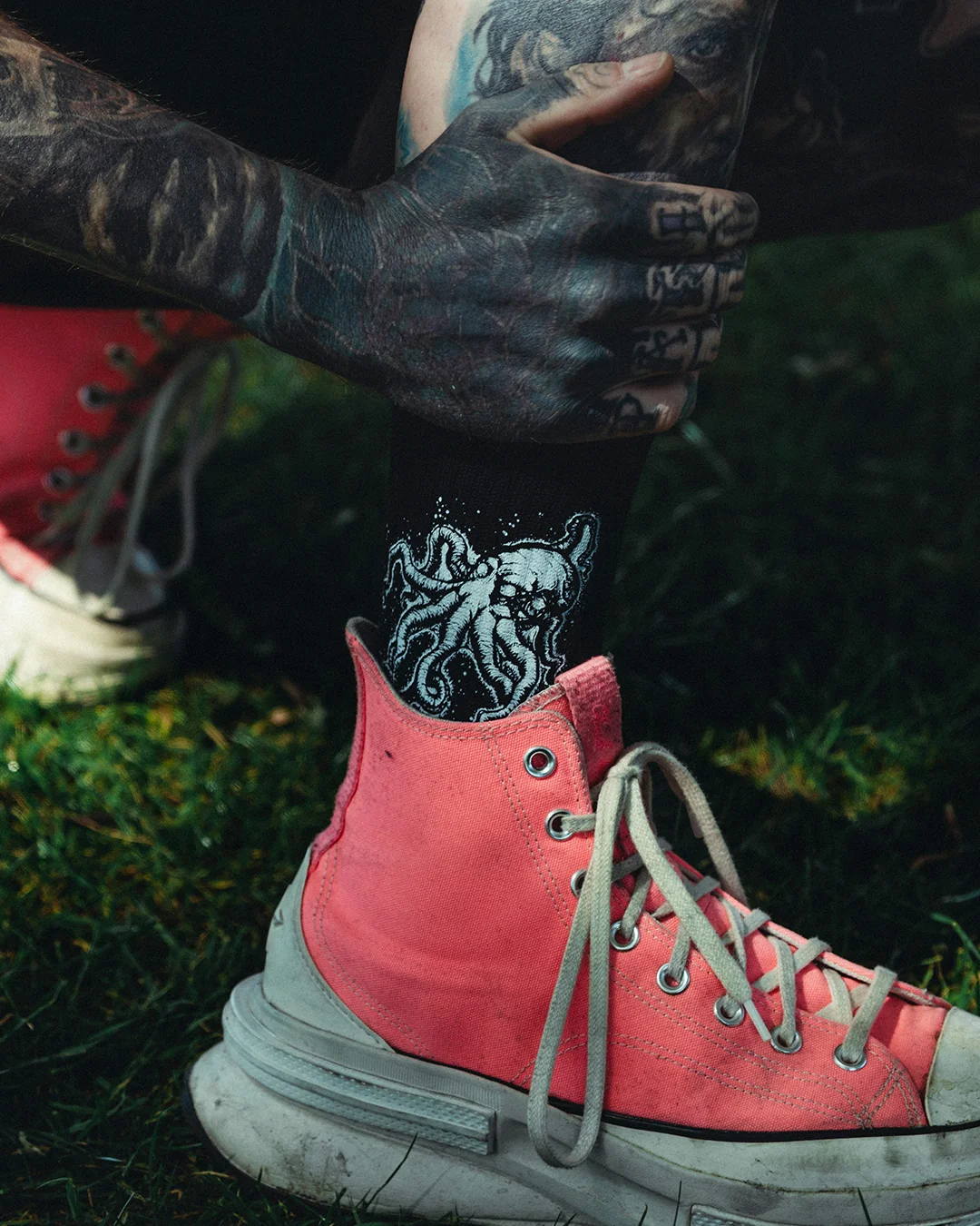 Kraken Black Socks - Image 2