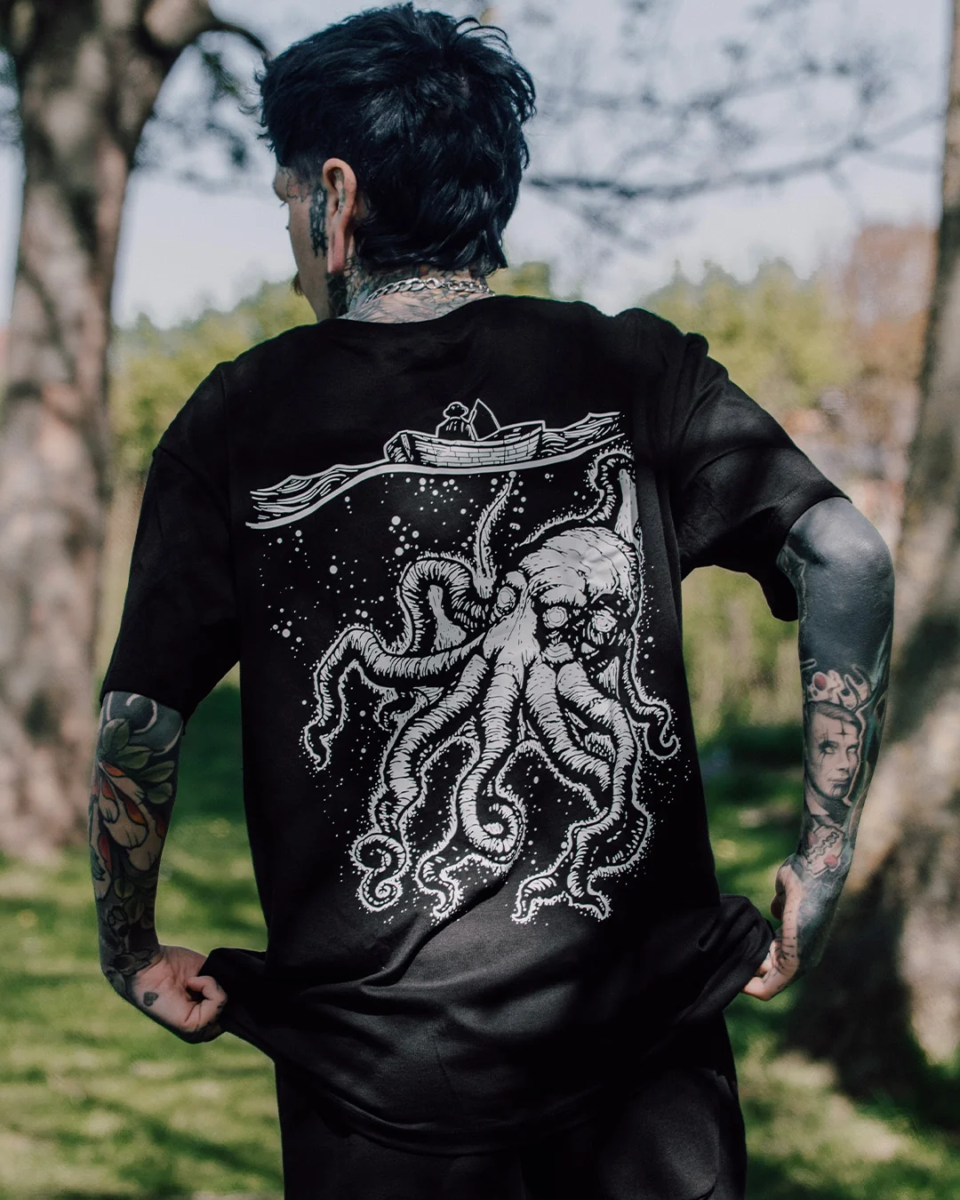 Kraken Black Tee - Image 3