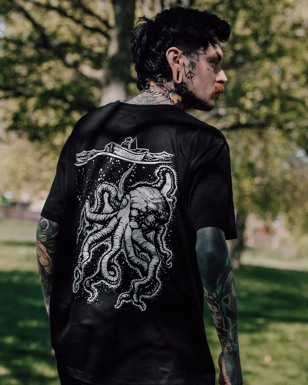 Kraken Black Tee - Image 5
