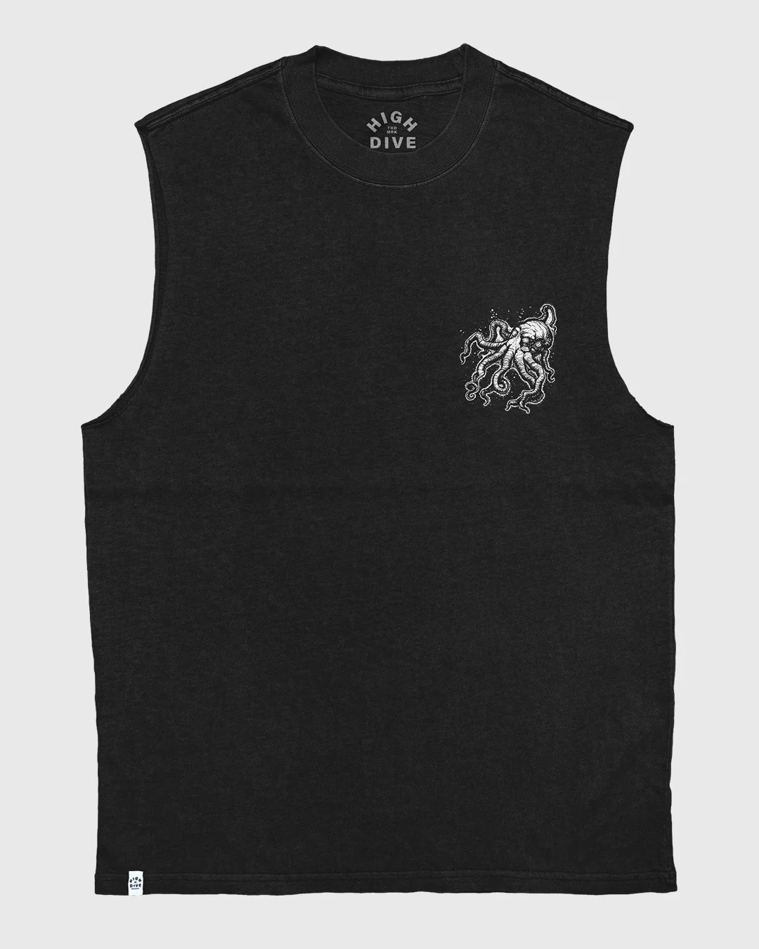 Kraken Heavy Faded Black Tank - Image 2