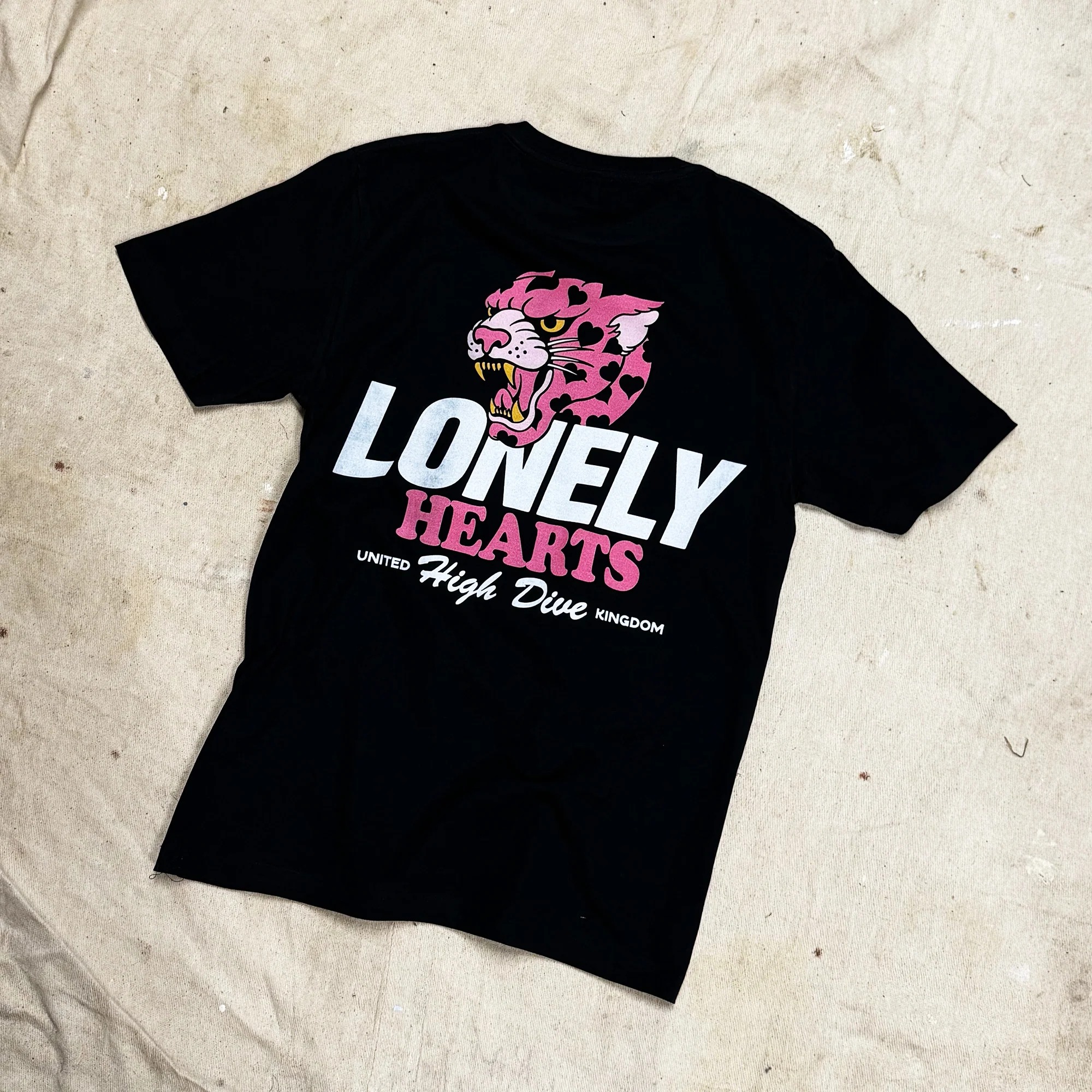 Lonely Hearts Black Tee - Image 5