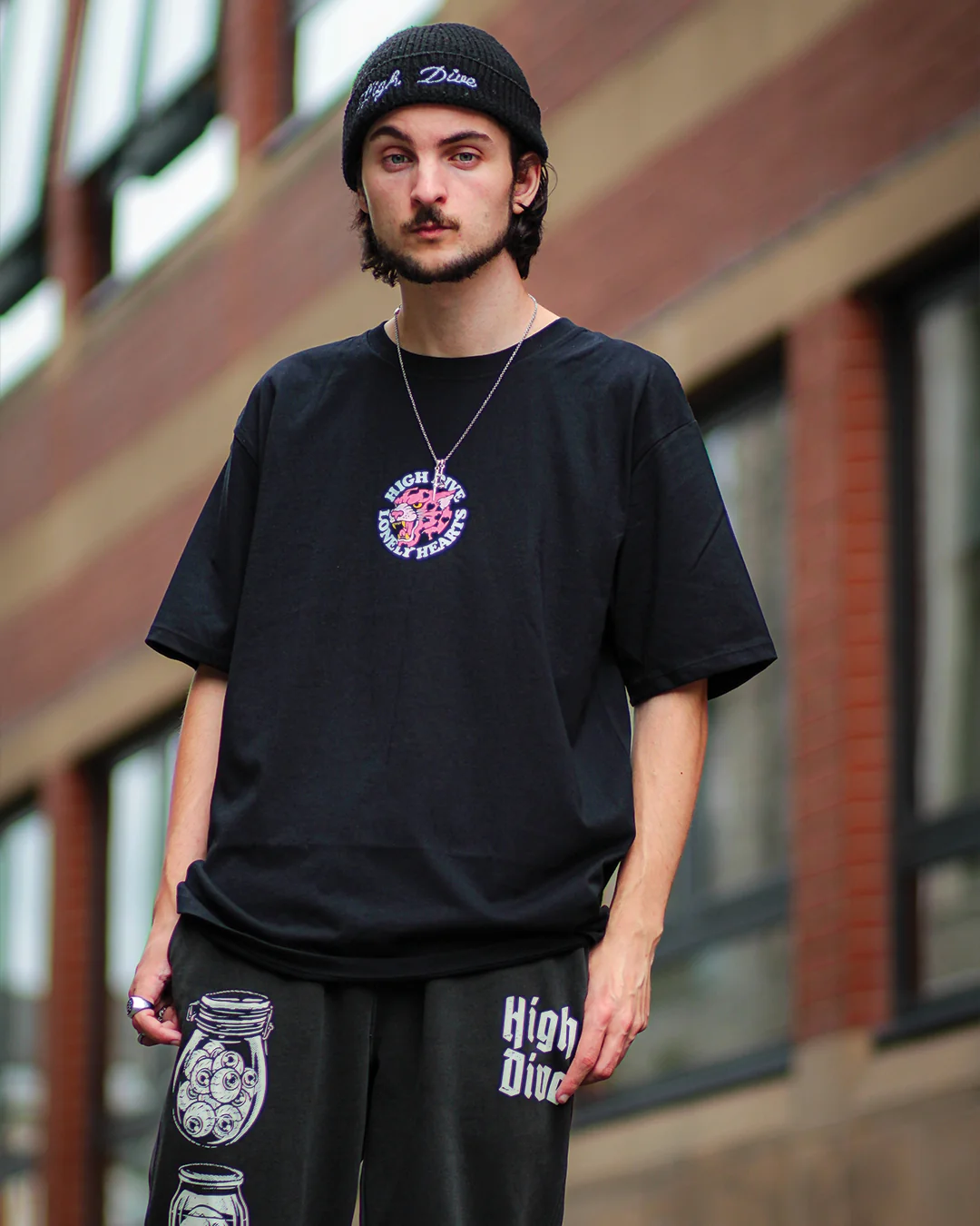 Lonely Hearts Black Tee - Image 8