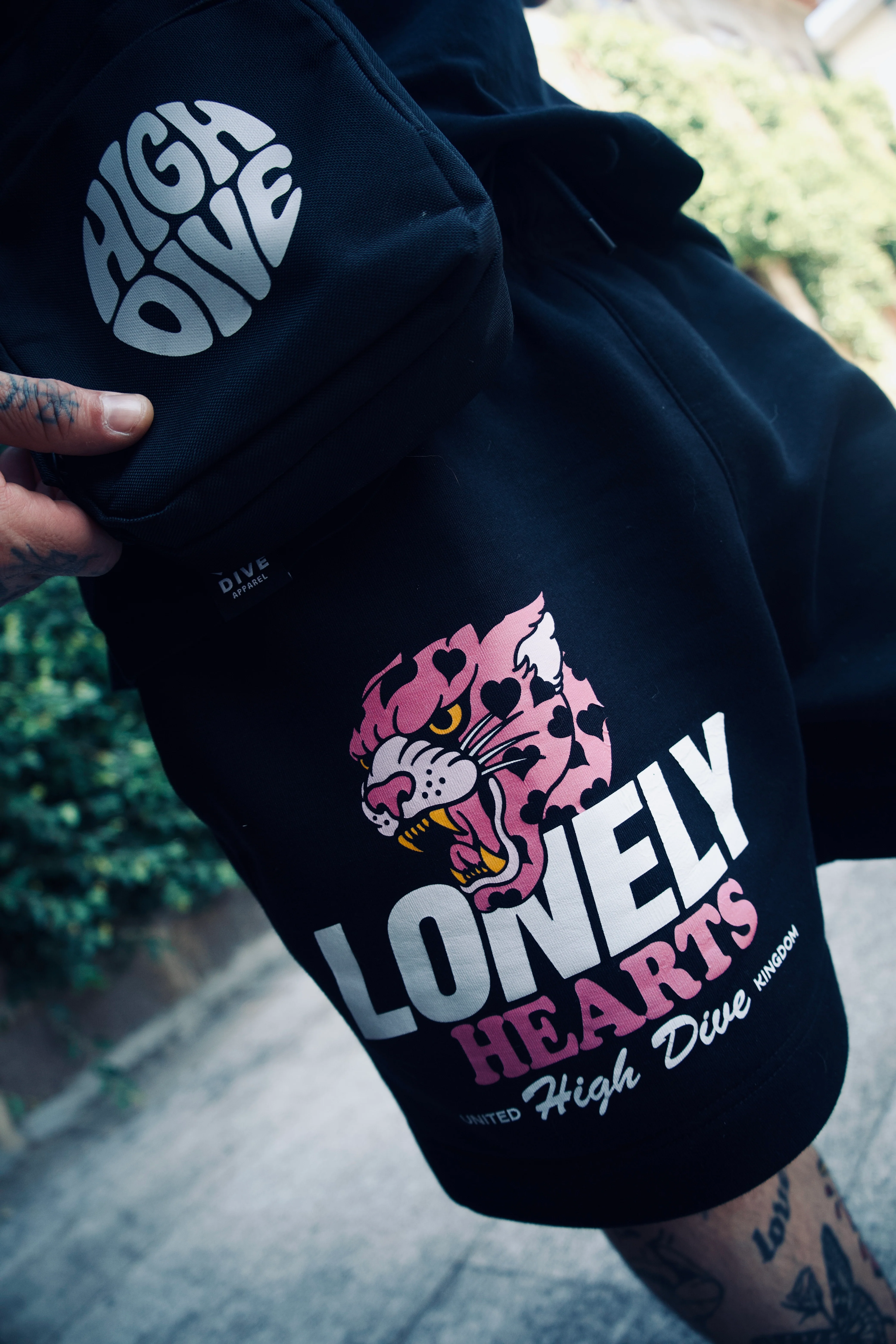 Lonely Hearts Relax Track Shorts - Image 2