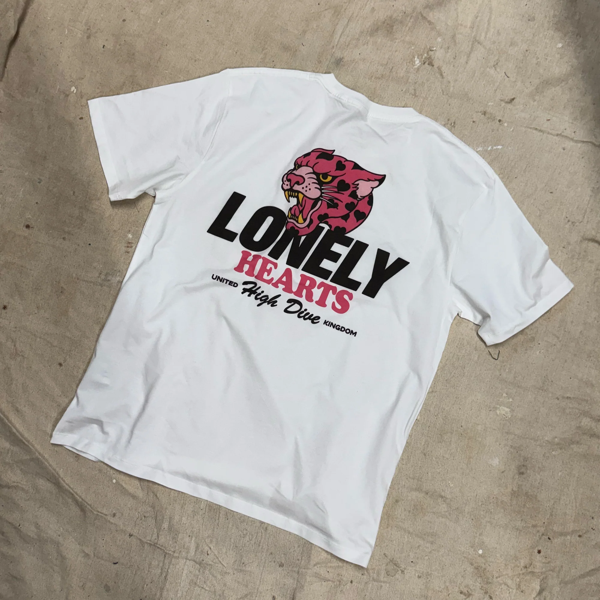 Lonely Hearts White Tee - Image 3