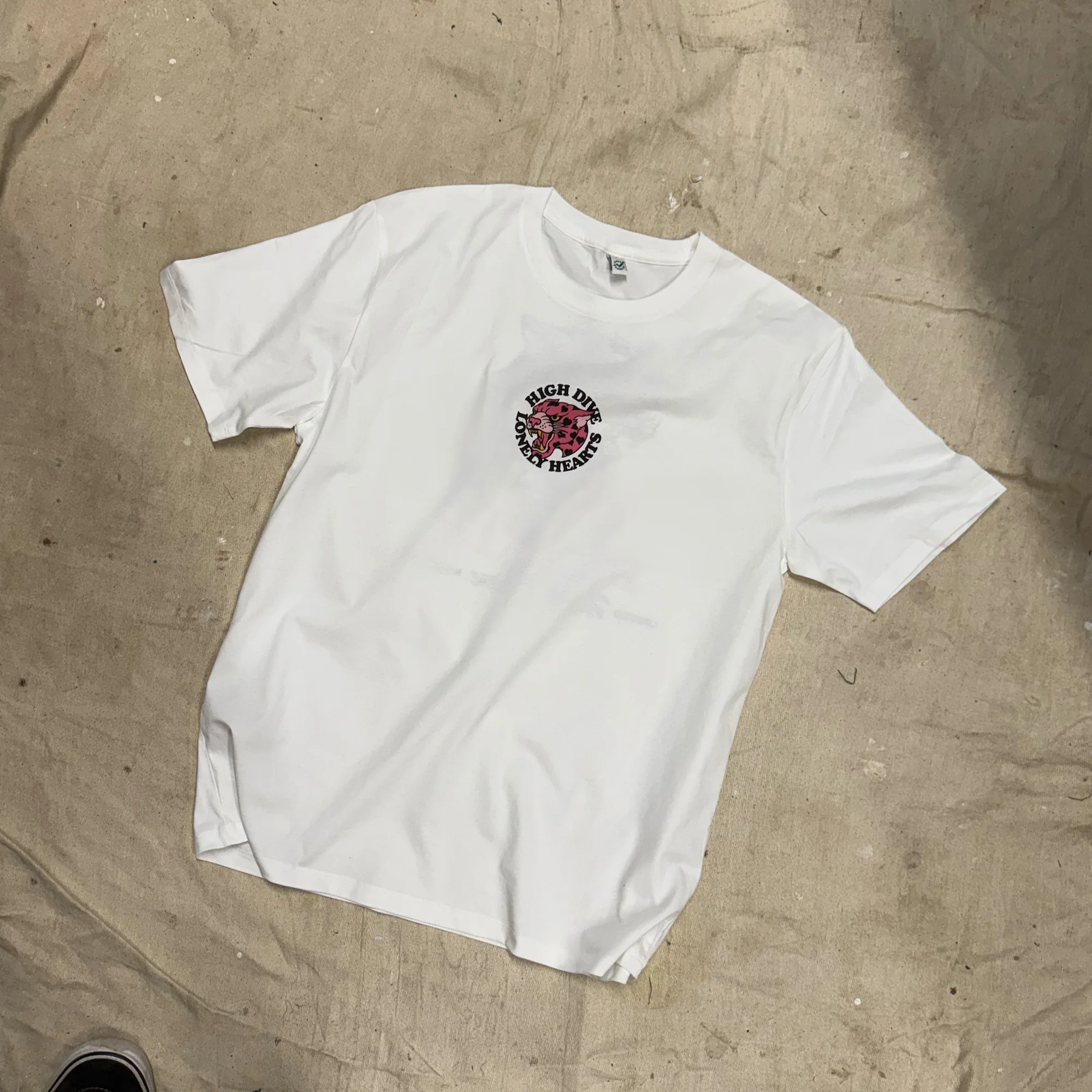 Lonely Hearts White Tee - Image 4
