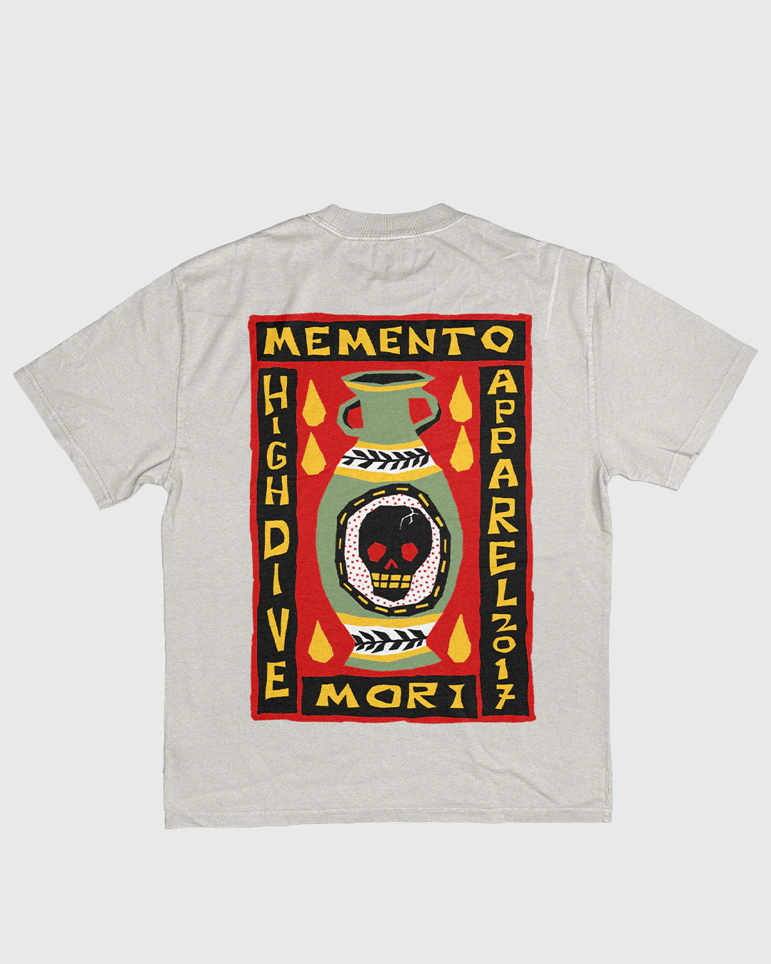 Memento Mori Heavy Tee Faded Bone