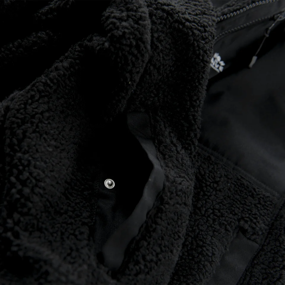 Metal Logo Sherpa Fleece Jacket - Image 3