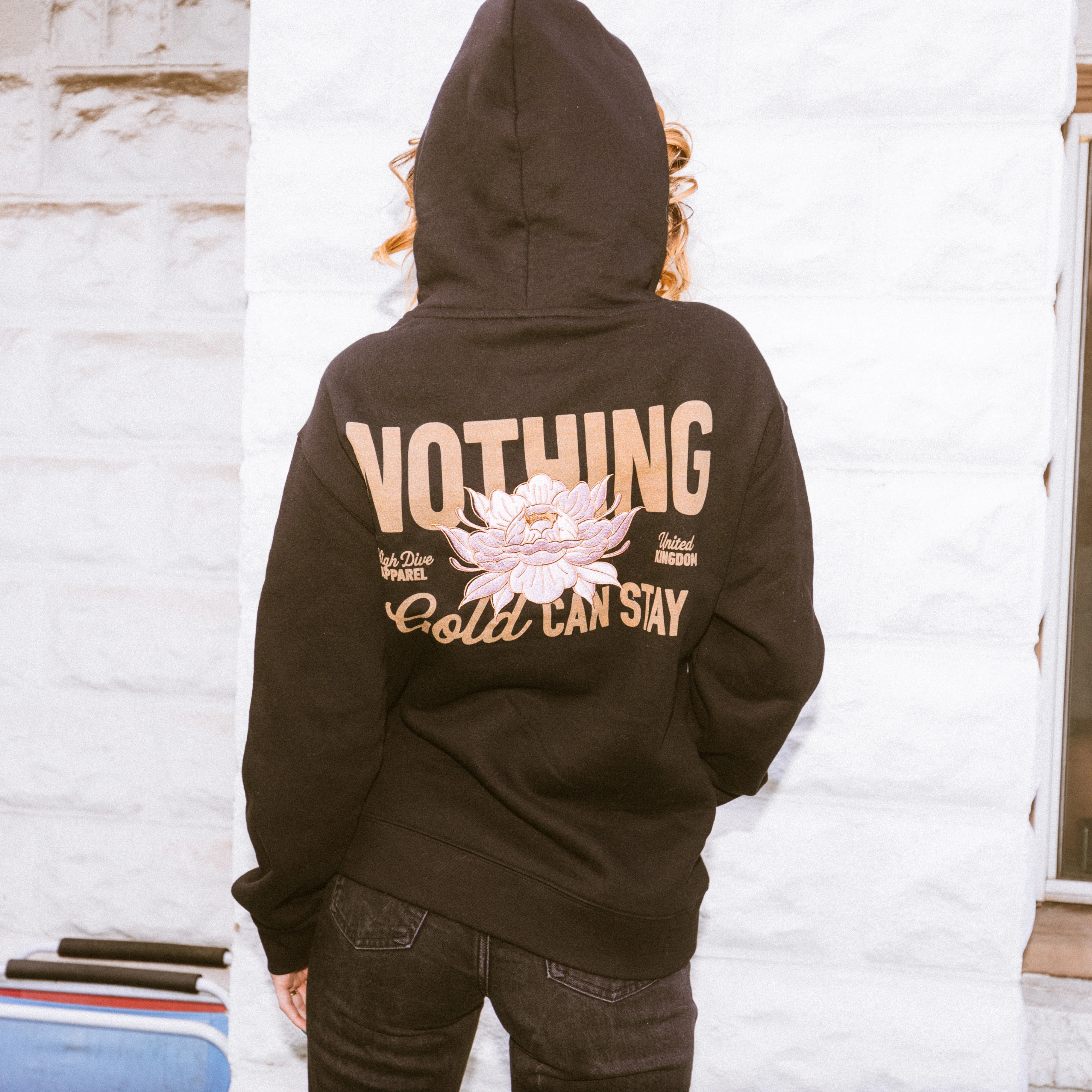 Nothing Gold Can Stay Embroidered Oversized Hoody - Image 5