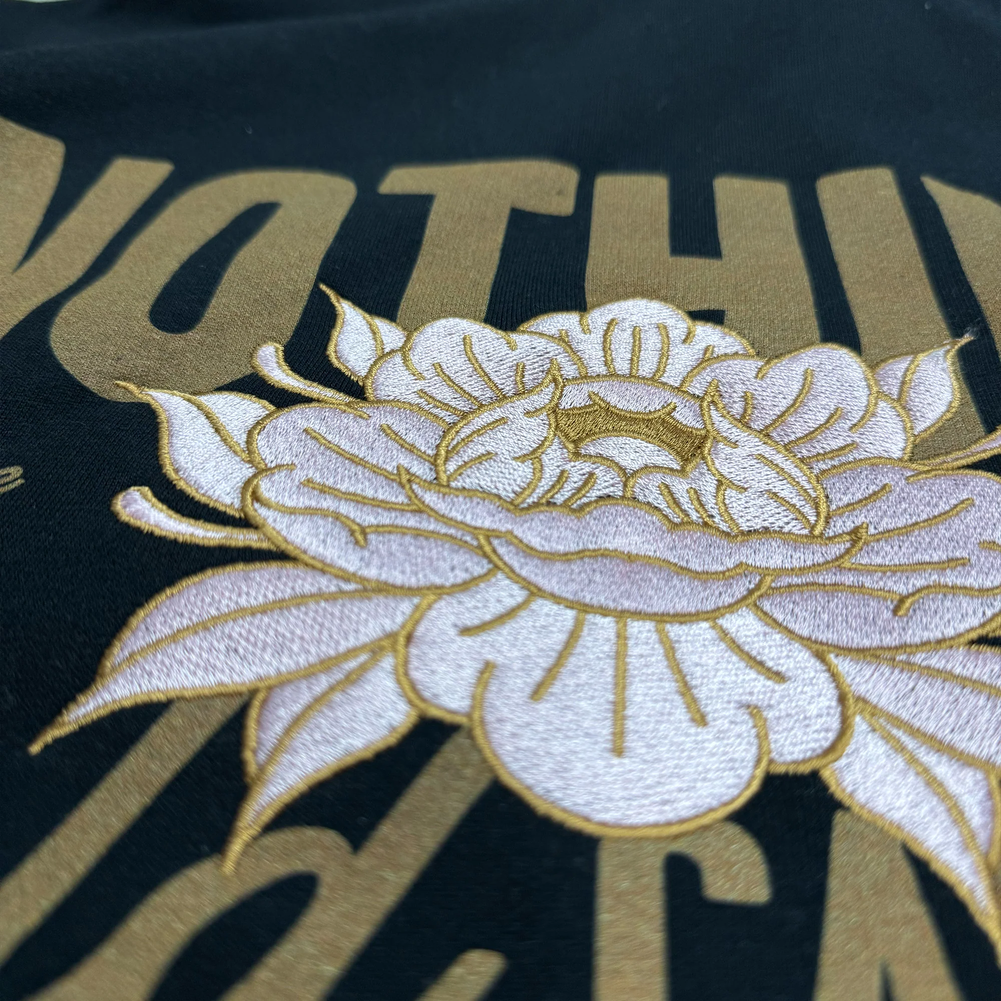 Nothing Gold Can Stay Embroidered Oversized Hoody - Image 7