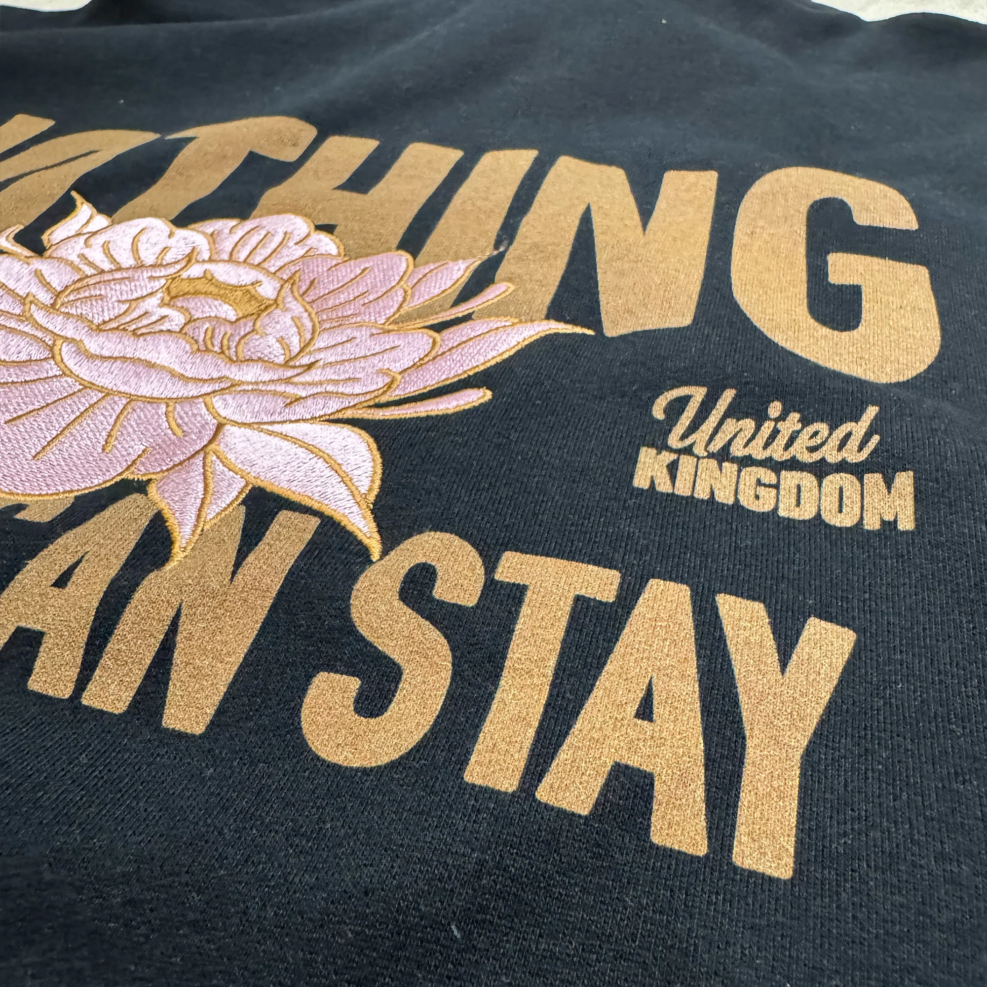 Nothing Gold Can Stay Embroidered Oversized Hoody - Image 9