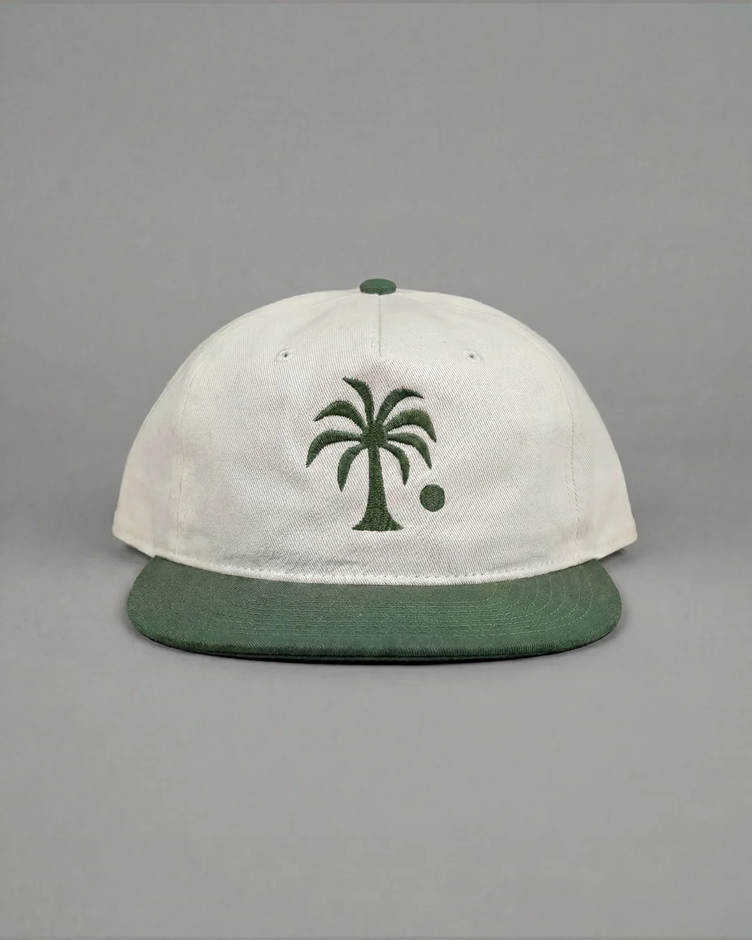Palm Two Tone Forest Green Cap