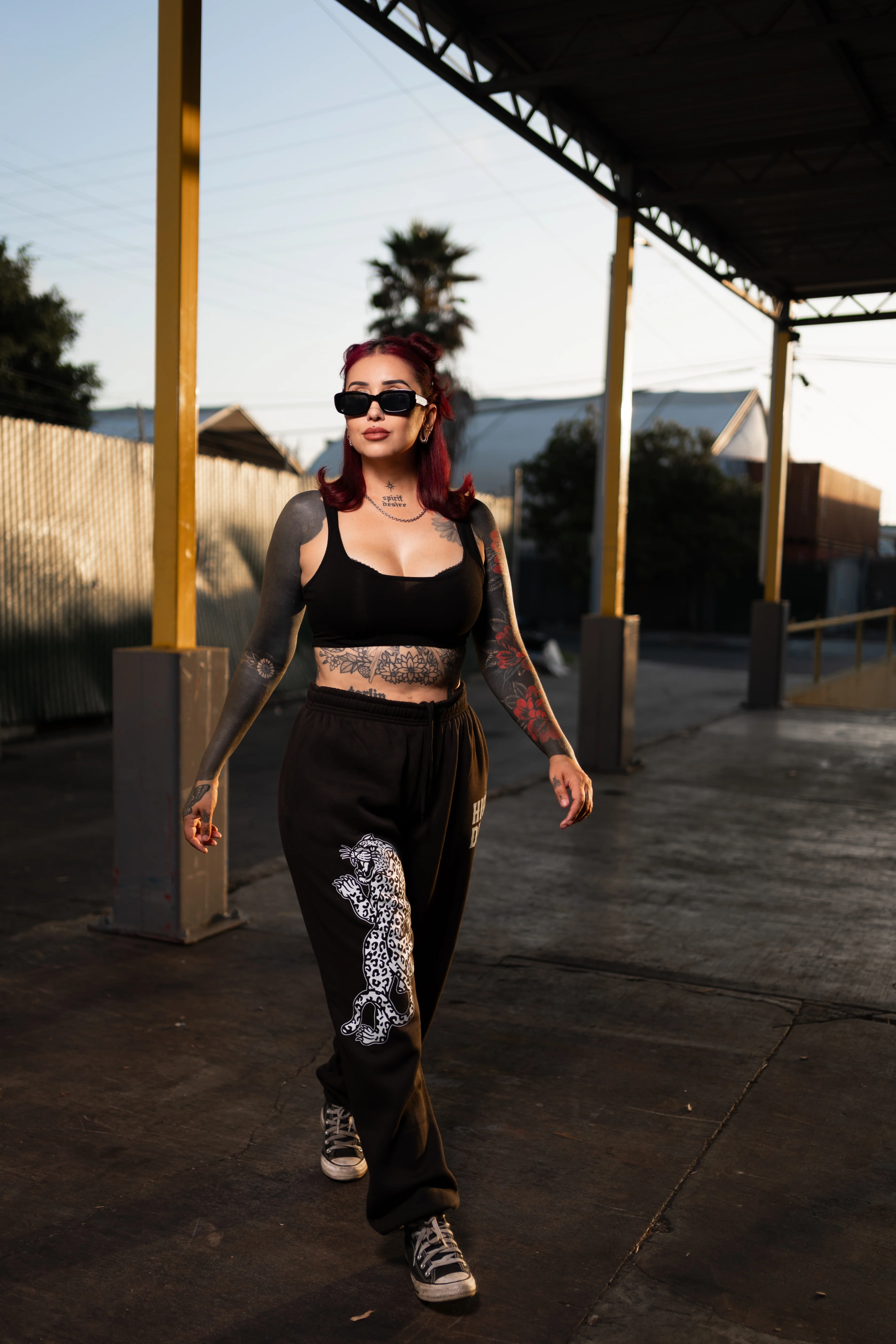 Panther Relax Black Joggers - Image 5