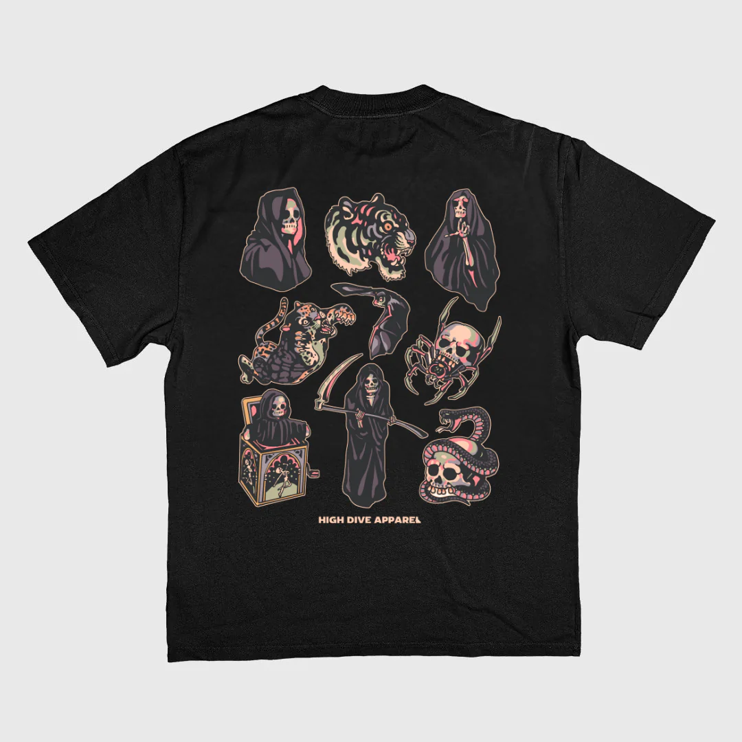 Reaper Flash Ultra Heavy Tee Black