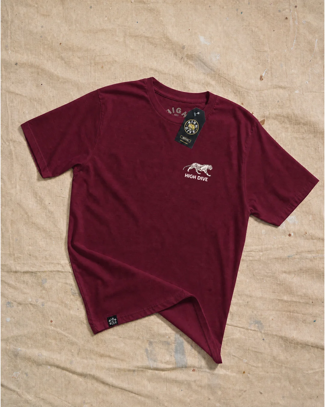 Roam Burgundy Tee - Image 2