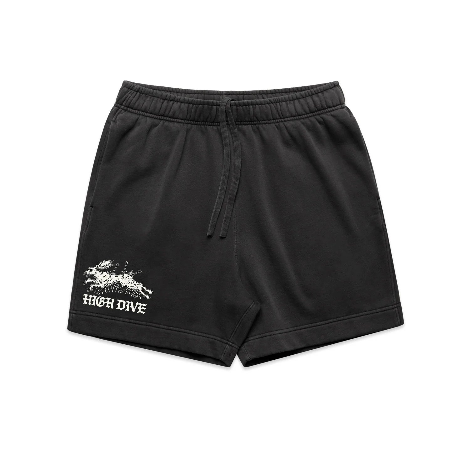 Running Into The Ground Faded Relax Track Shorts