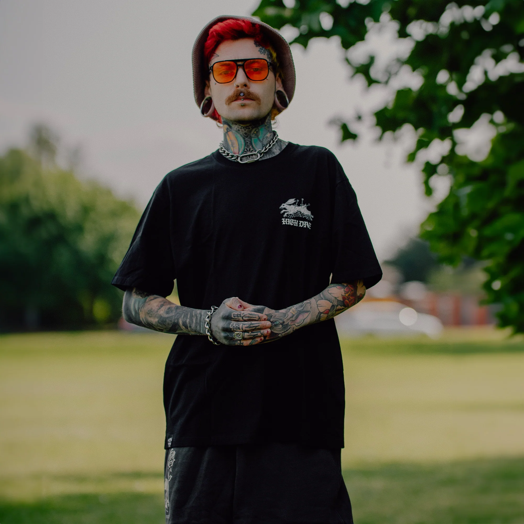 Running Myself Into The Ground Black T-Shirt - Image 2