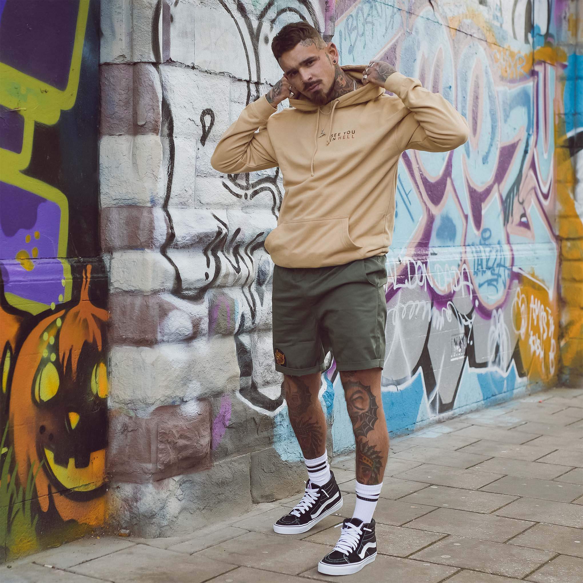 Sacred Tiger Green Walk Shorts - Image 3