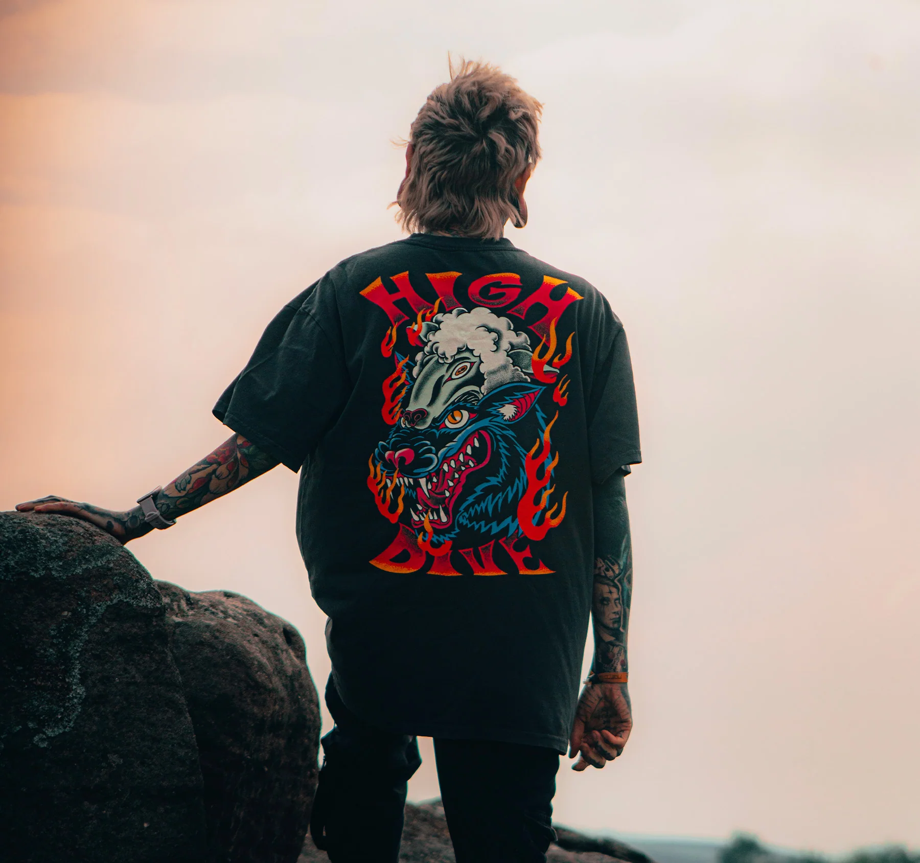 Sheepskin Ultra Heavy Faded Tee - Image 3