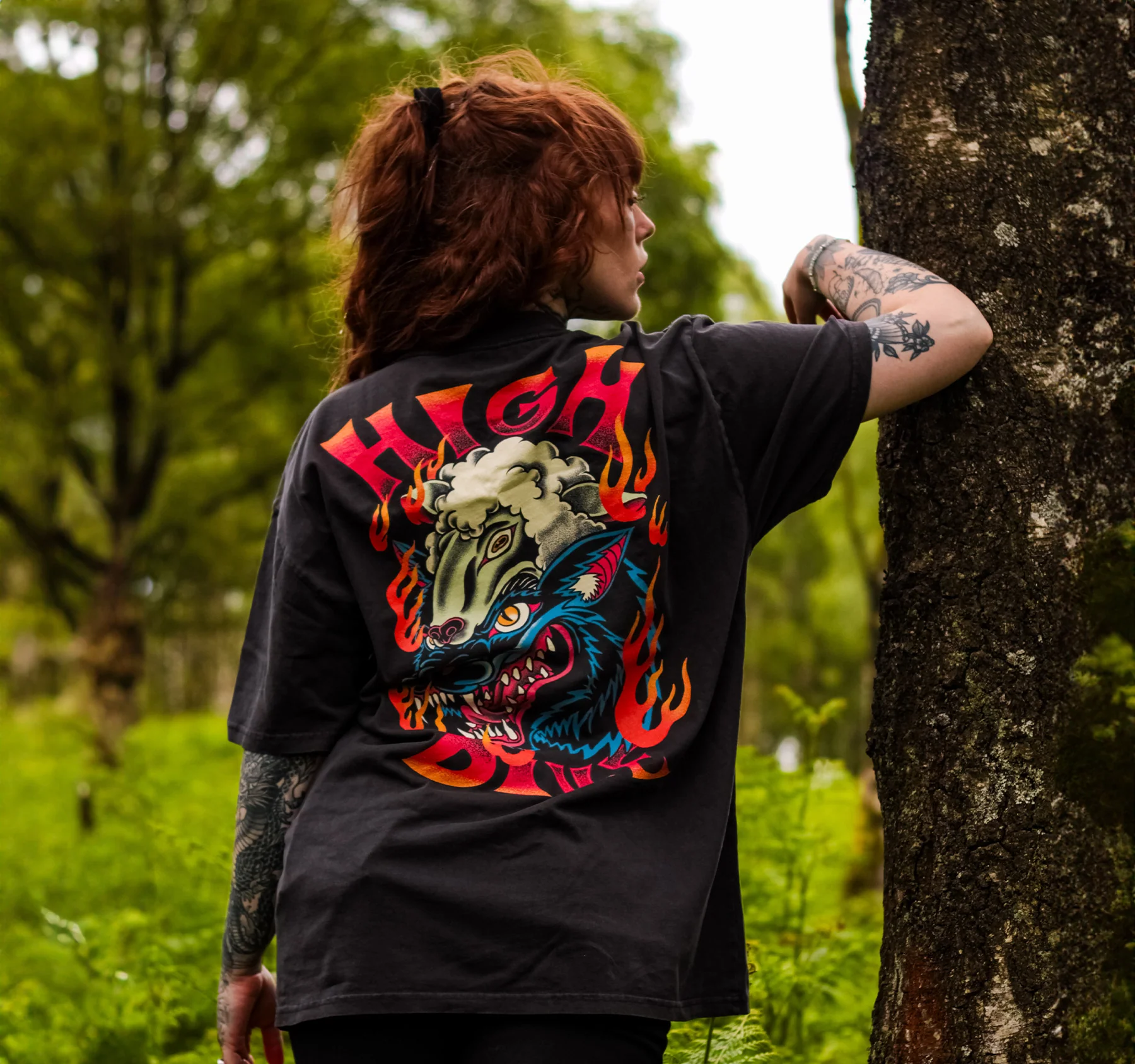 Sheepskin Ultra Heavy Faded Tee - Image 5